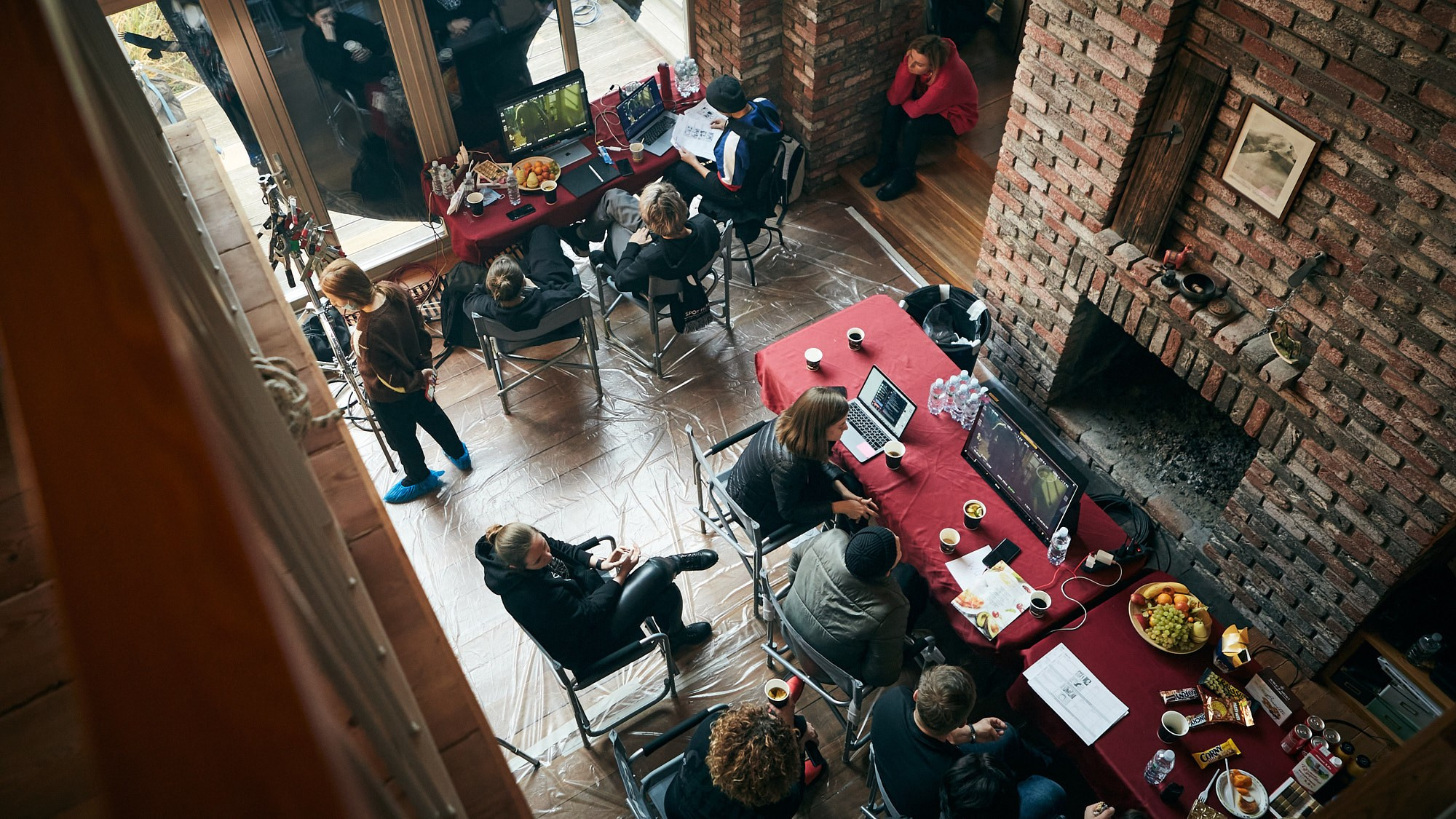 фотограф на съёмках рекламного ролика