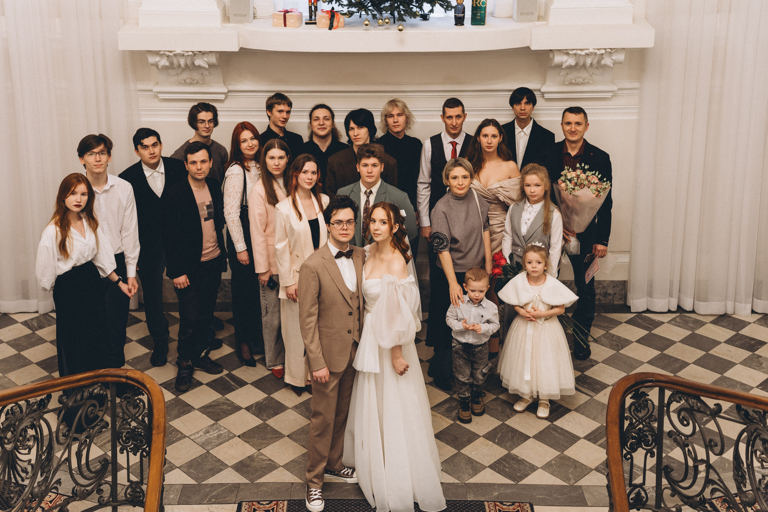 СВАДЕБНАЯ СЬЕМКА ВО ВТОРОМ ДВОРЦЕ С ГОСТЯМИ И ПРОГУЛКА В ТАВРИЧЕСКОМ САДУ. Профессиональный фотограф, Санкт-Петербург — Виктория Богомолова