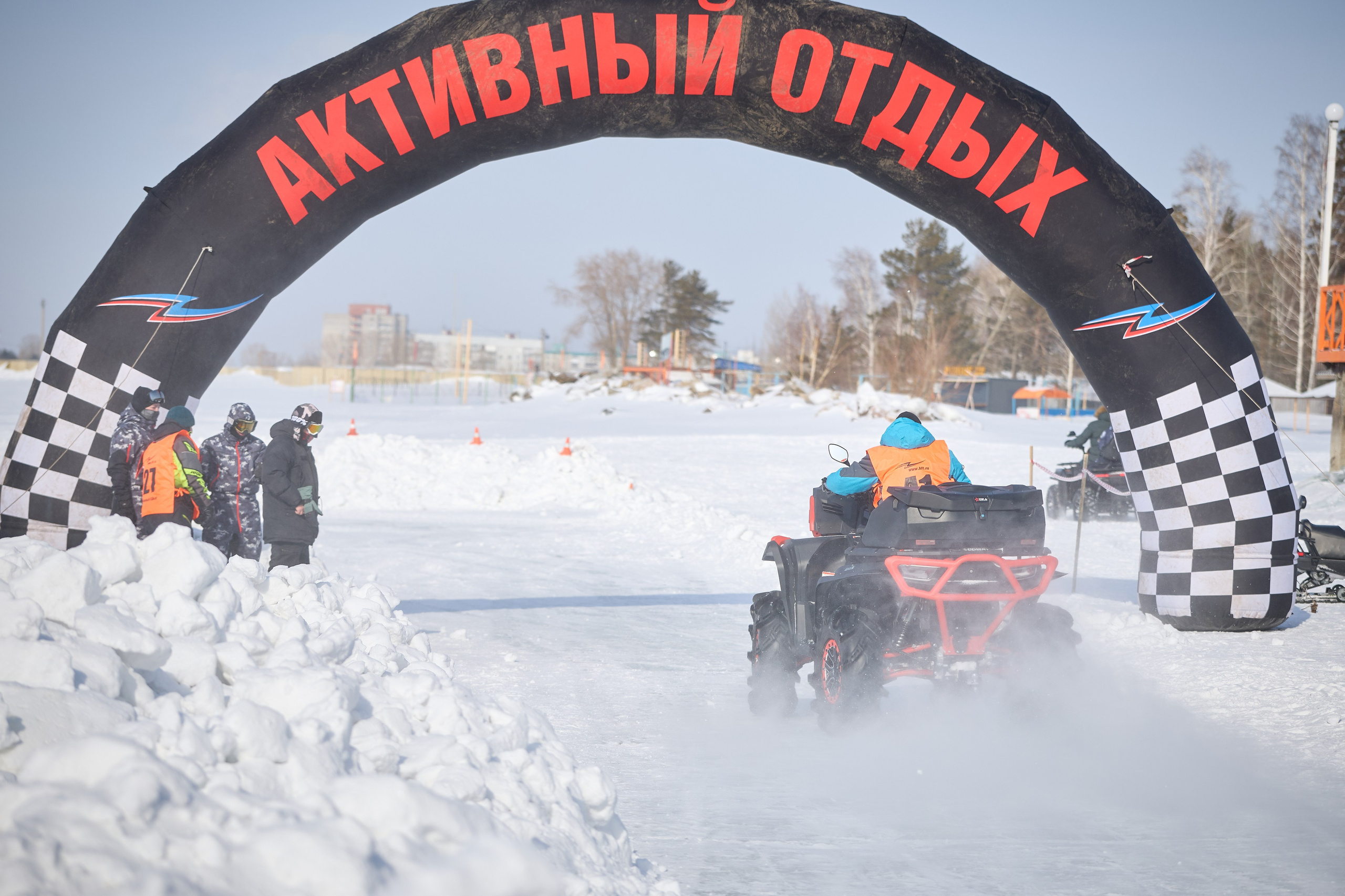 Топим Лёд — 2026. Соревнования на квадроциклах. Фотограф в Новосибирске Алена Скокова