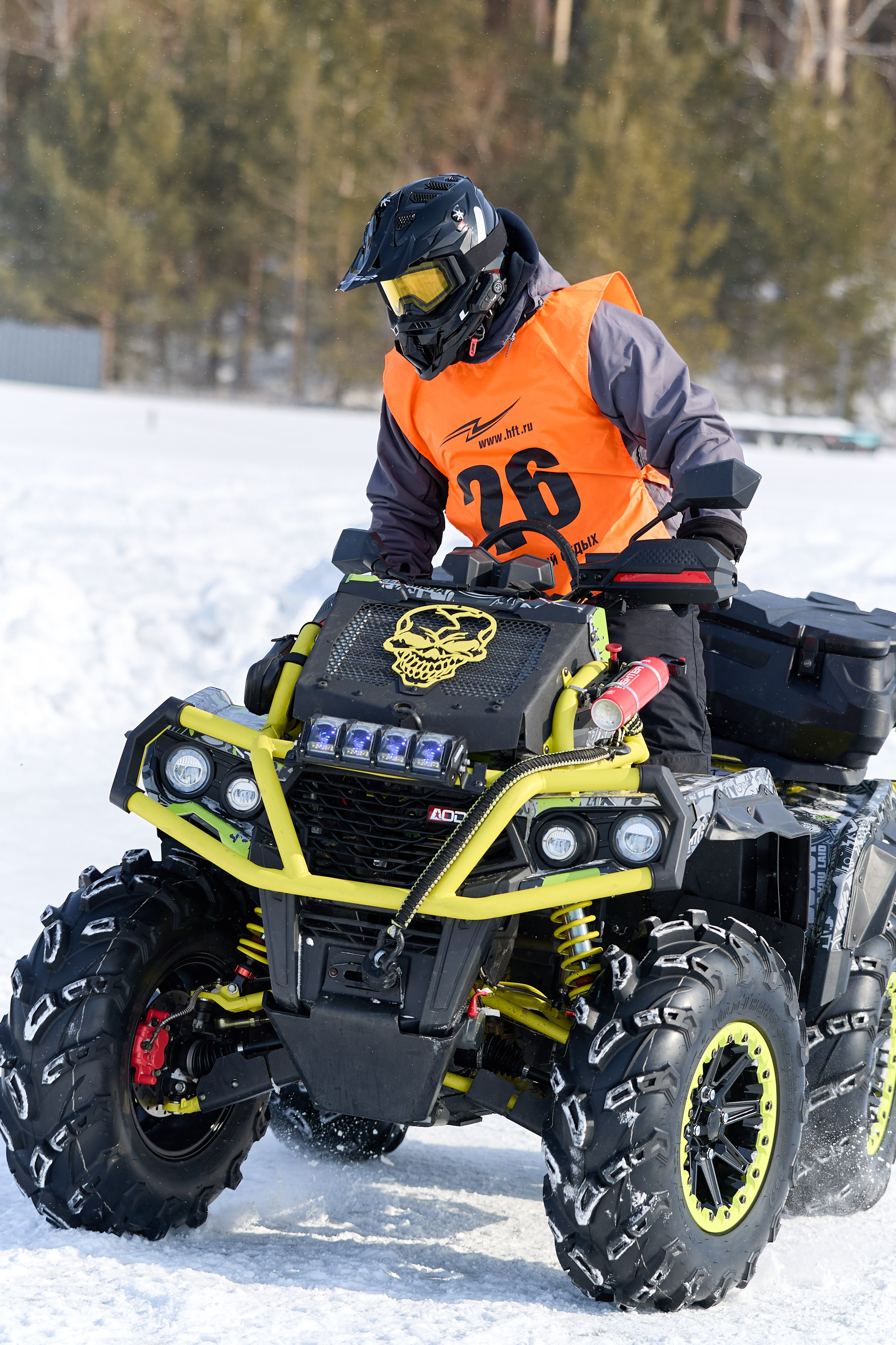Топим Лёд — 2026. Соревнования на квадроциклах. Фотограф в Новосибирске Алена Скокова