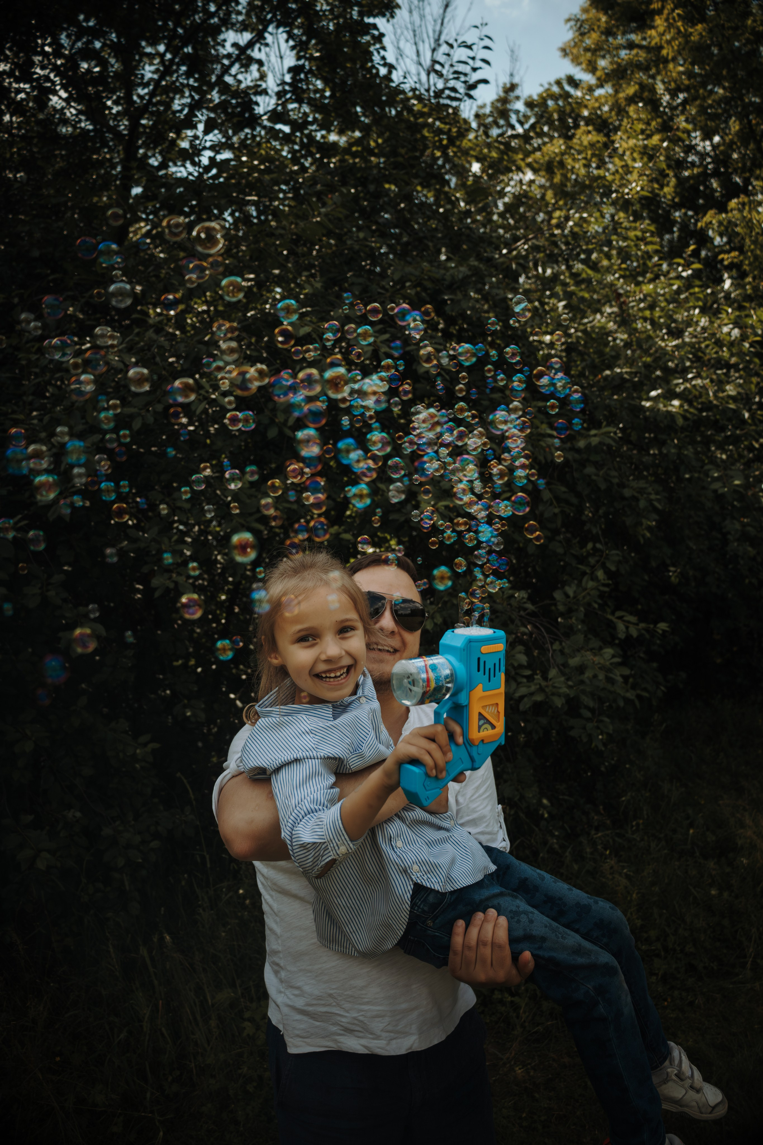 Семейная фотосессия с собаками в парке. Фотограф-анималист в Москве Екатерина Тихонова