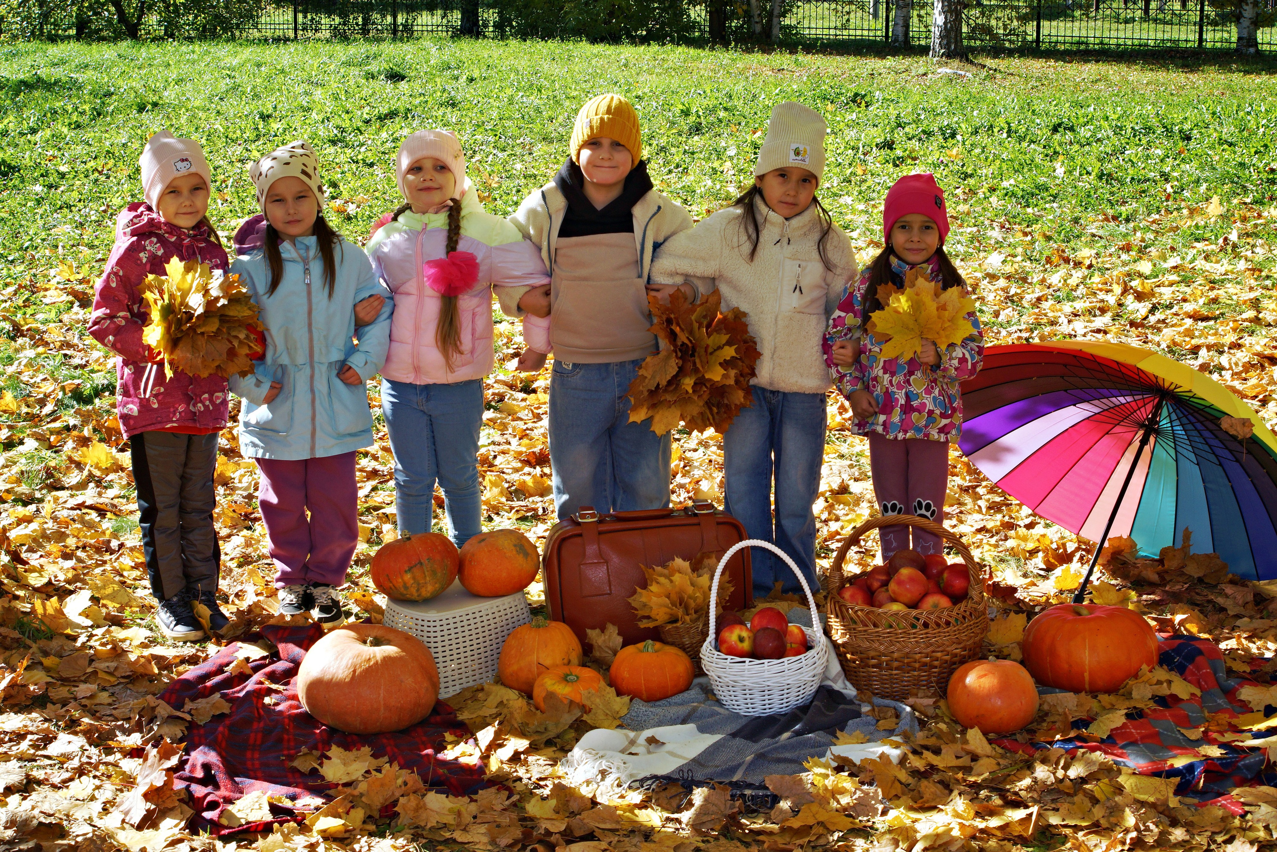 Осенняя фотосессия в детском саду г. Йошкар-Ола