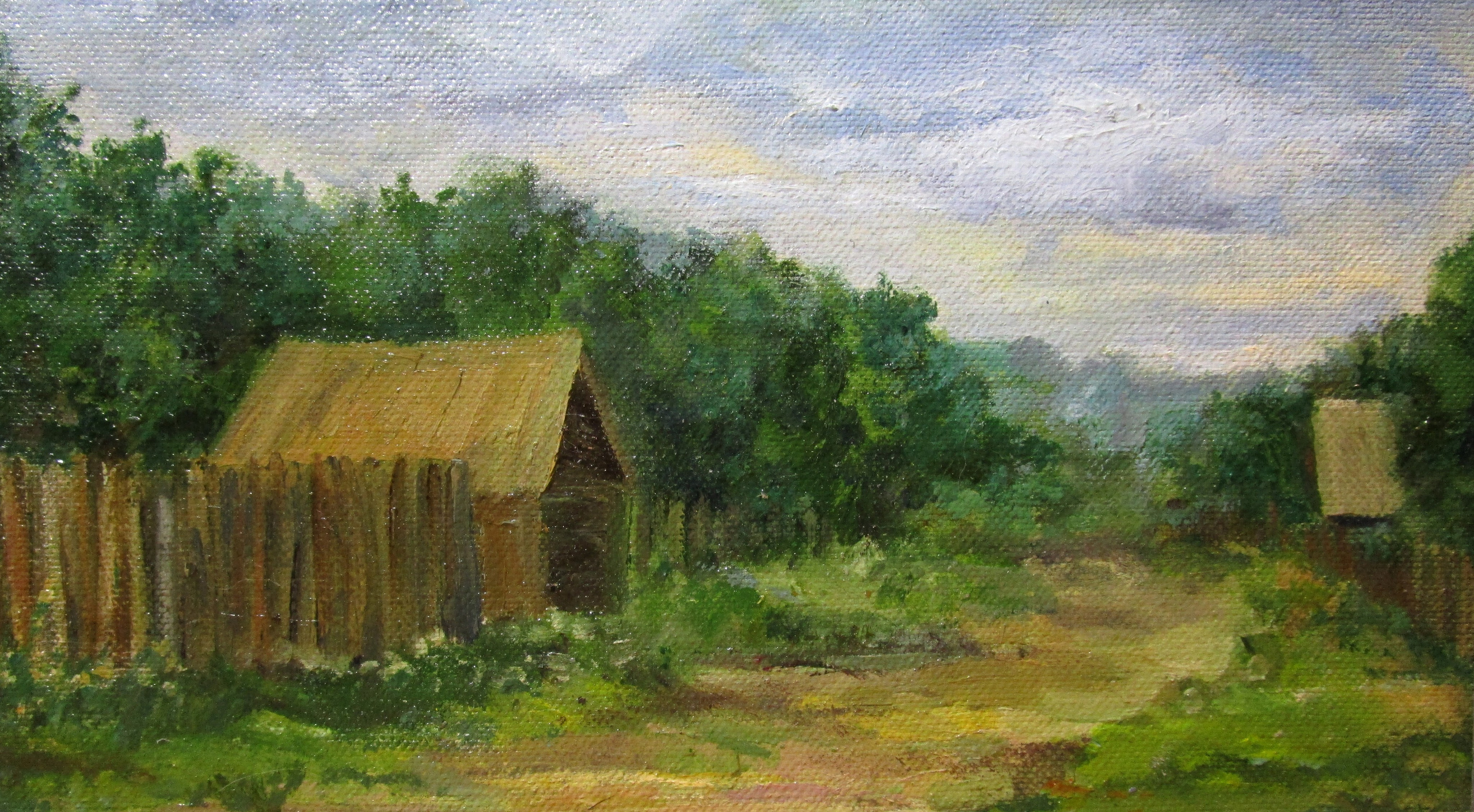 В Борисово; холст / масло, 2008