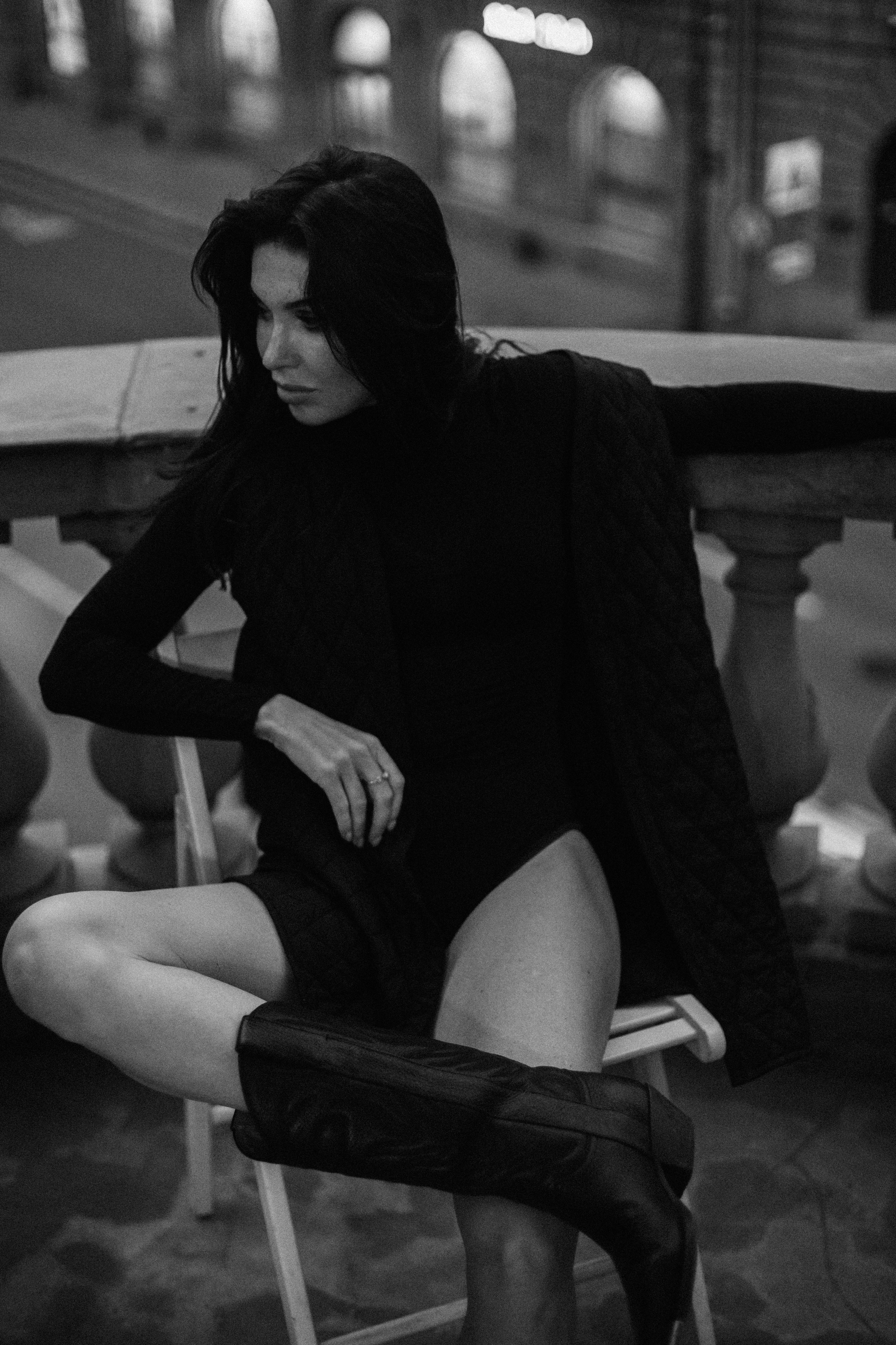 Вероника (съемка на балконе). Фотограф в Москве и Санкт-Петербурге Дарина