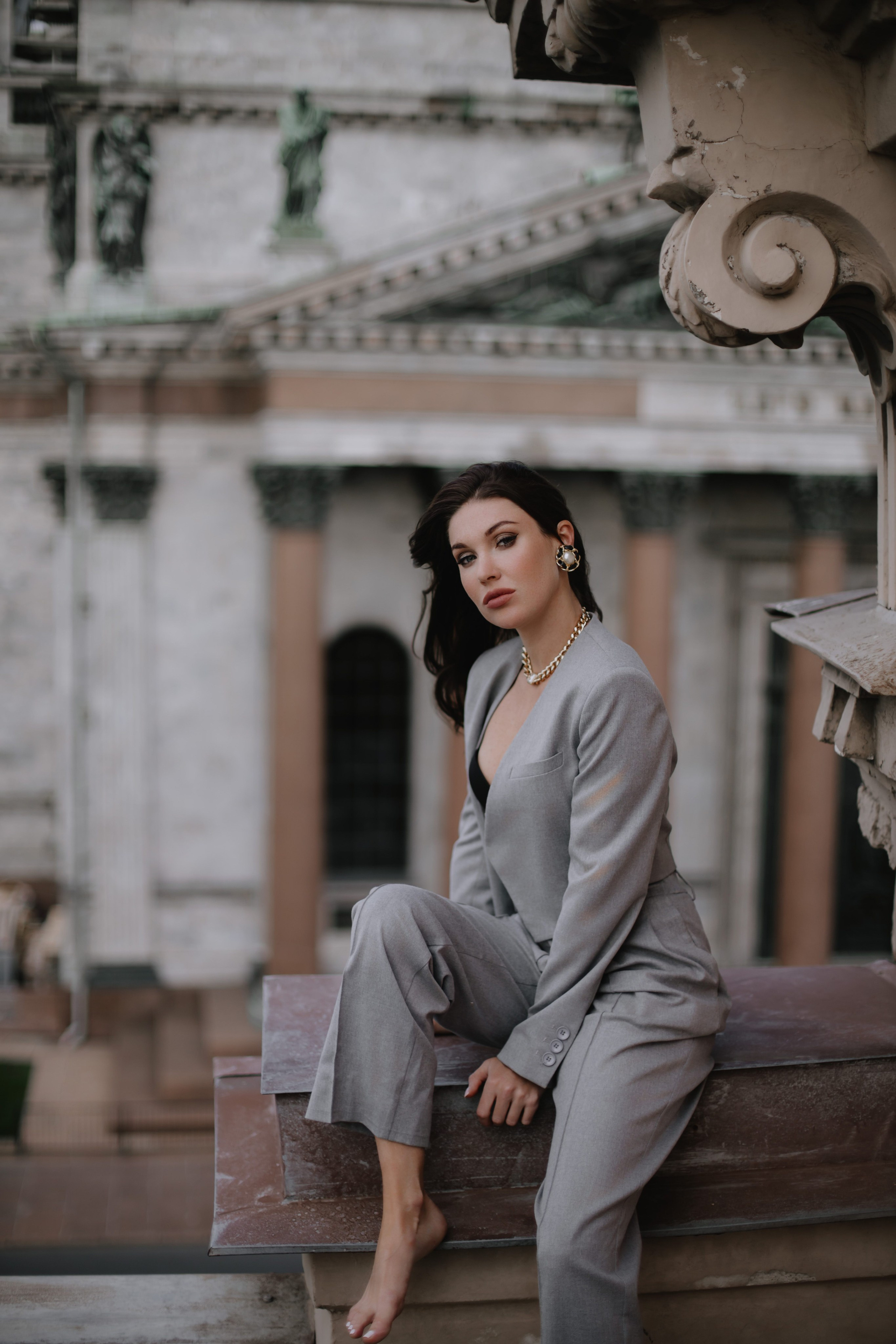 Вероника (съемка на крыше). Фотограф в Москве и Санкт-Петербурге Дарина