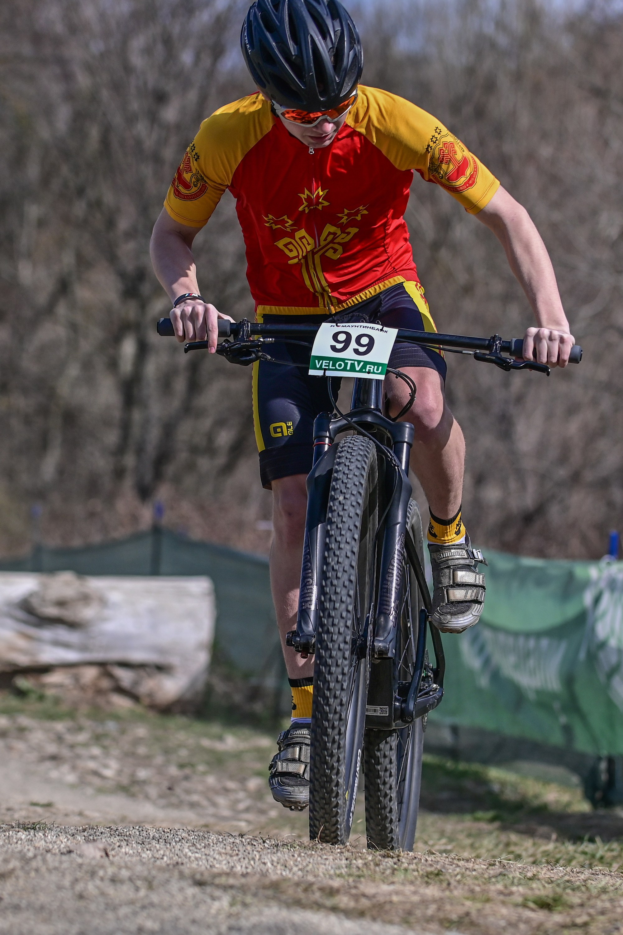 Маунтинбайк, кросс-кантри в Архипо-Осиповке 16 марта 2025. Спортивный фотограф, фотожурналист Павел Ларькин