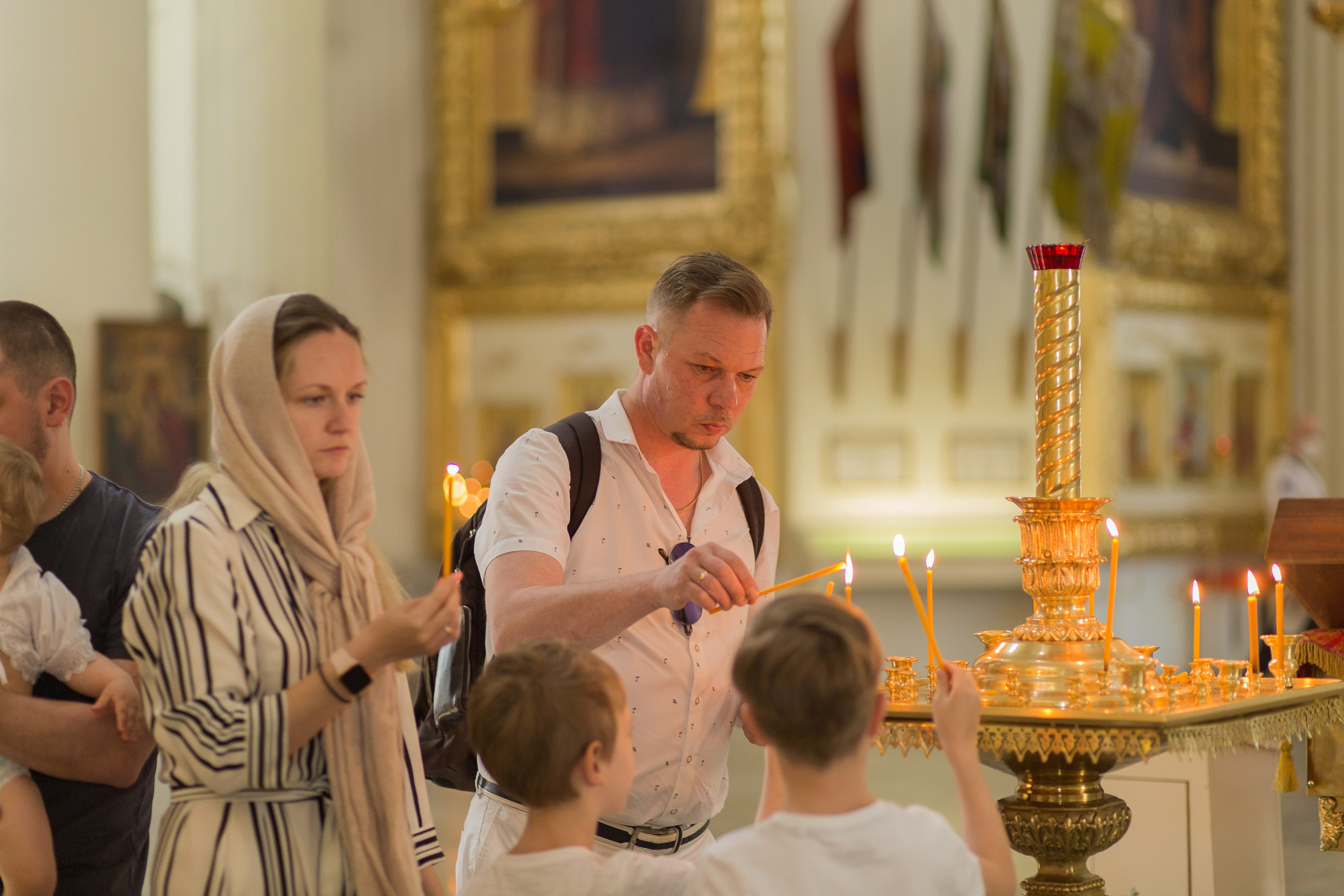 Крещение Александра. Фотограф Александр Заломаев