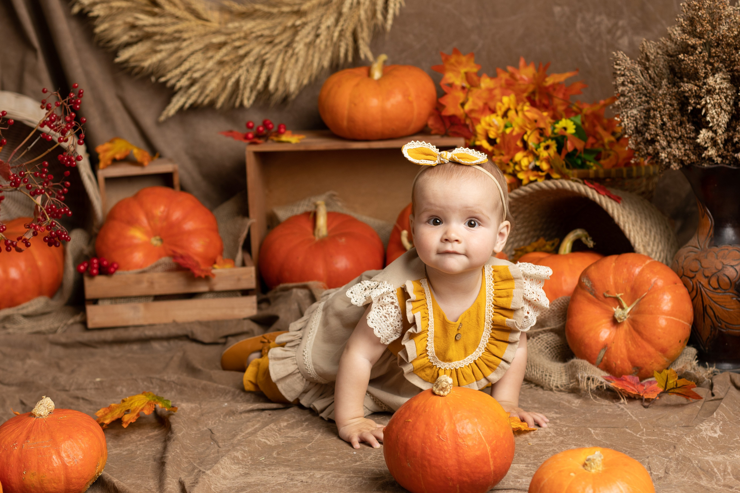 Осенний фотопроект. Фотограф новорожденных, детский фотограф в г. Оренбурге Екатерина Козлова