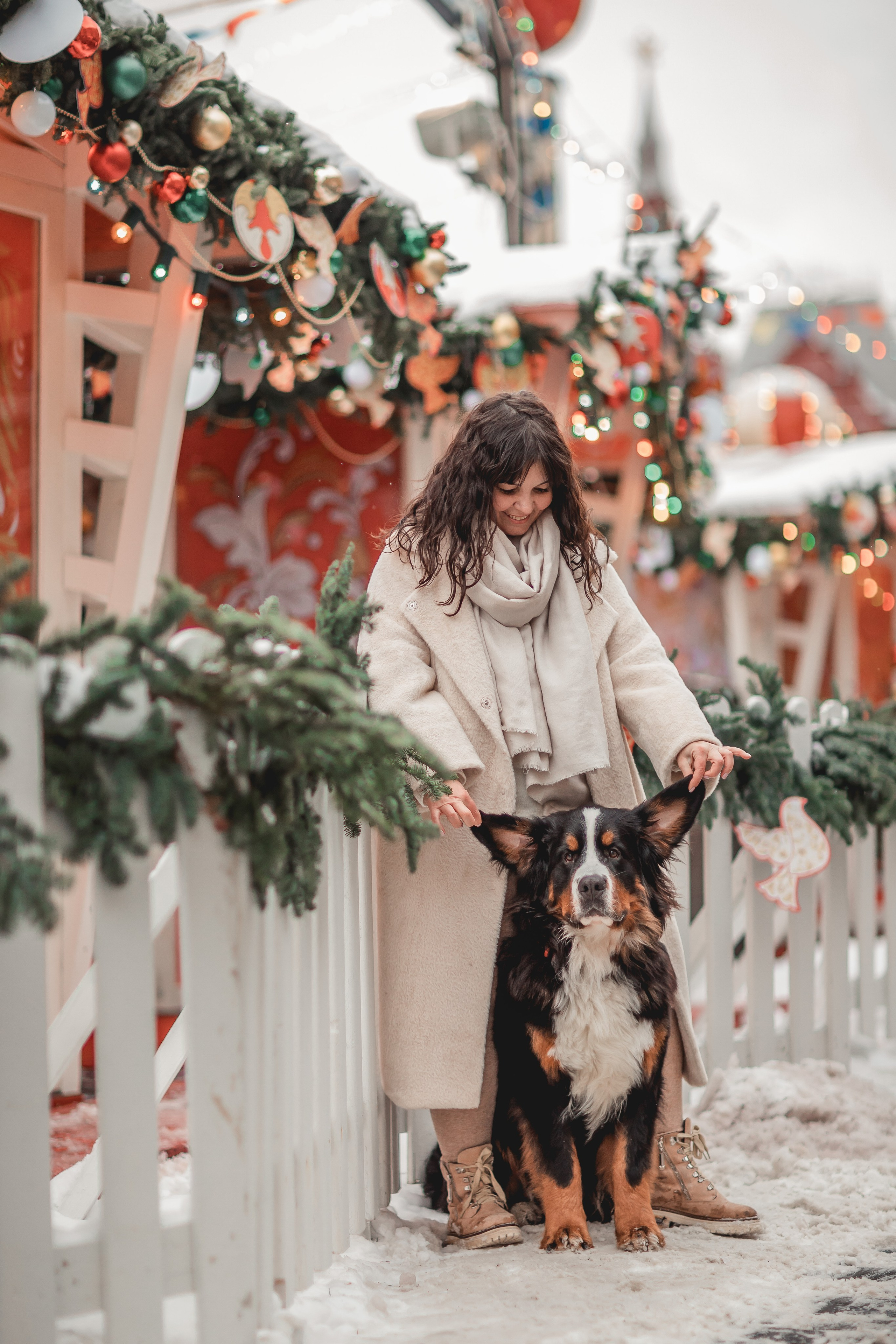 Татьяна и Терри. Семейный фотограф анималист Мария Крючкова