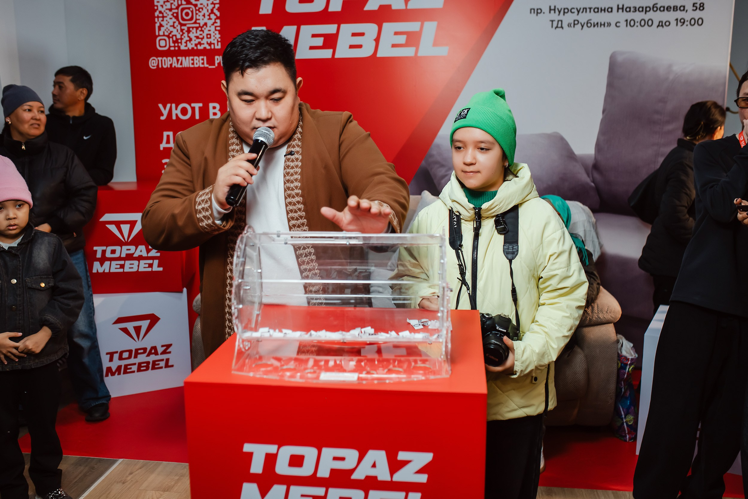 Открытие Мебельного Магазина Топаз. Кипятком Павлодар