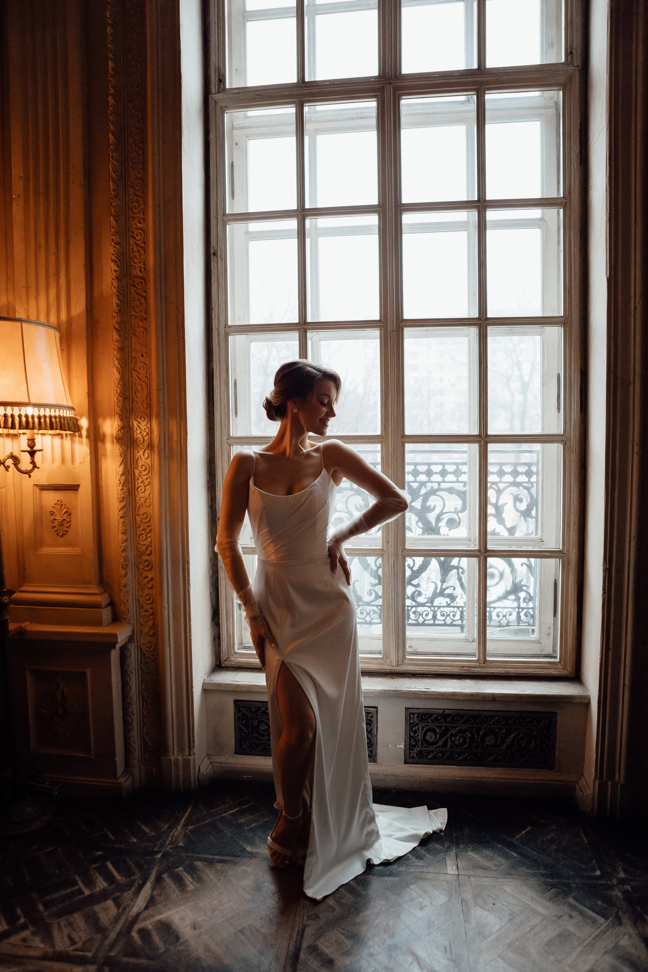 Свадебная фотосессия в кафе Пушкин