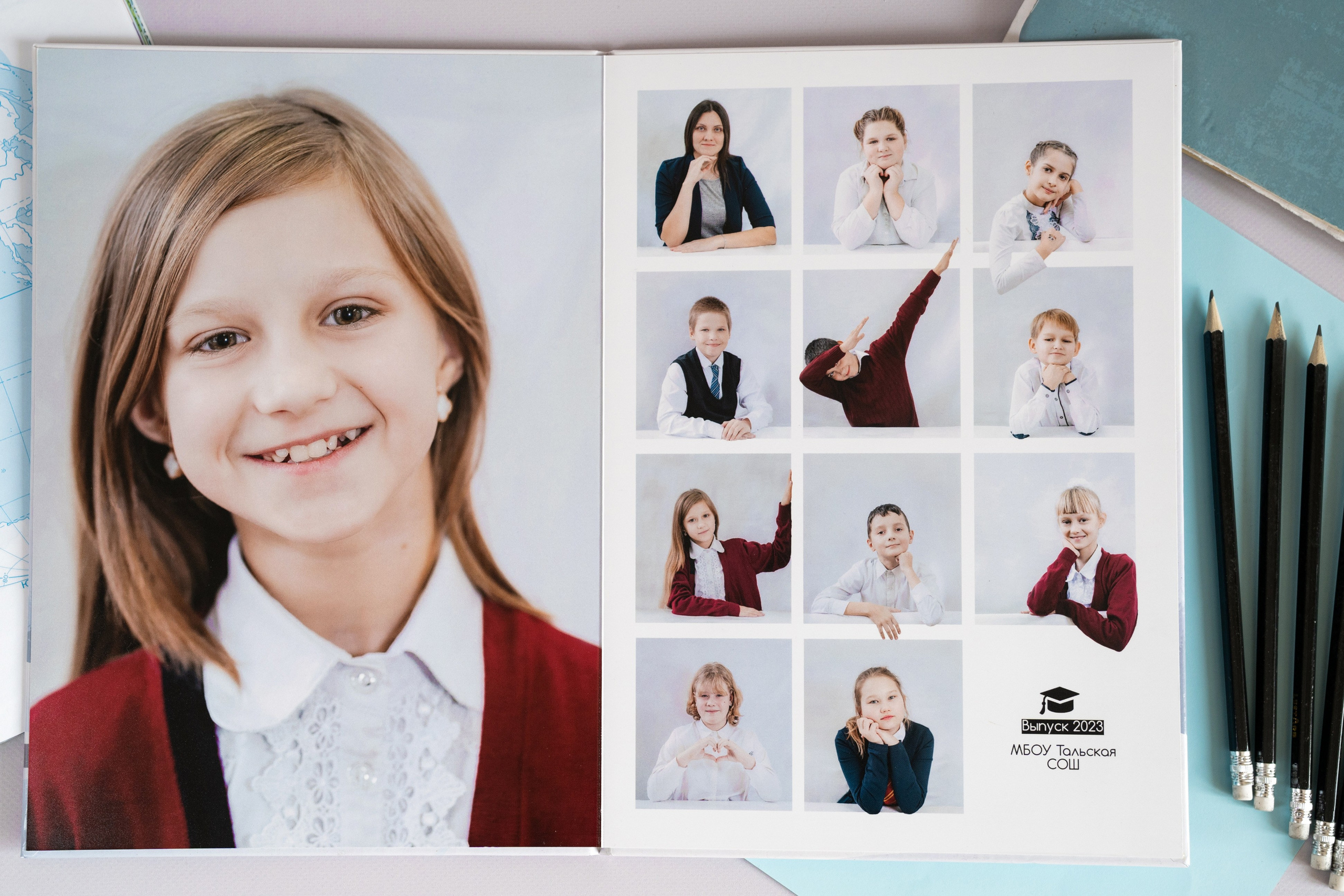 Альбомы в начальной школе. Детские выпускные альбомы в Красноярске