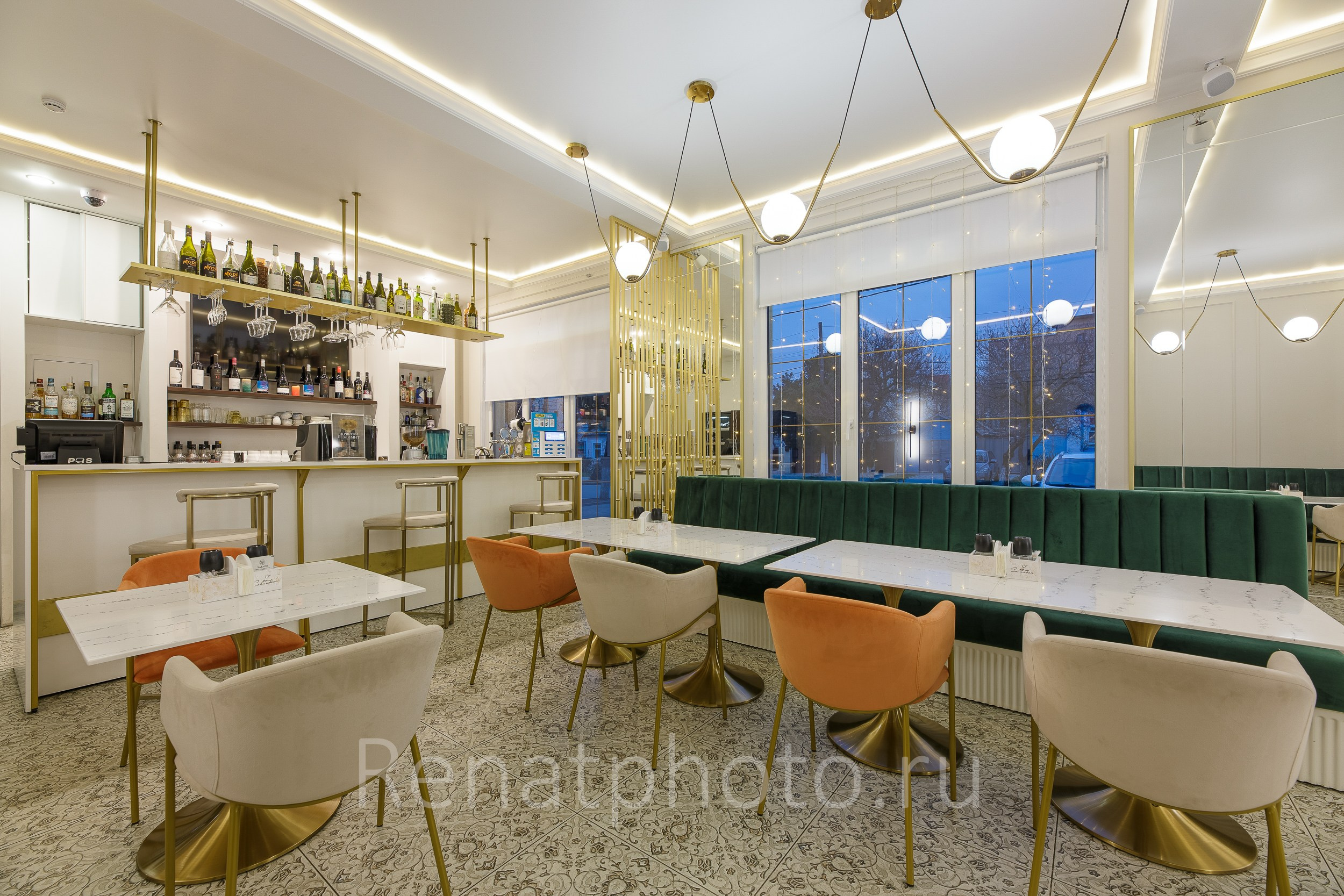 Отель «Вилла». Профессиональная фотосъёмка интерьеров, предметная фотосессия еды для меню г. Анапа