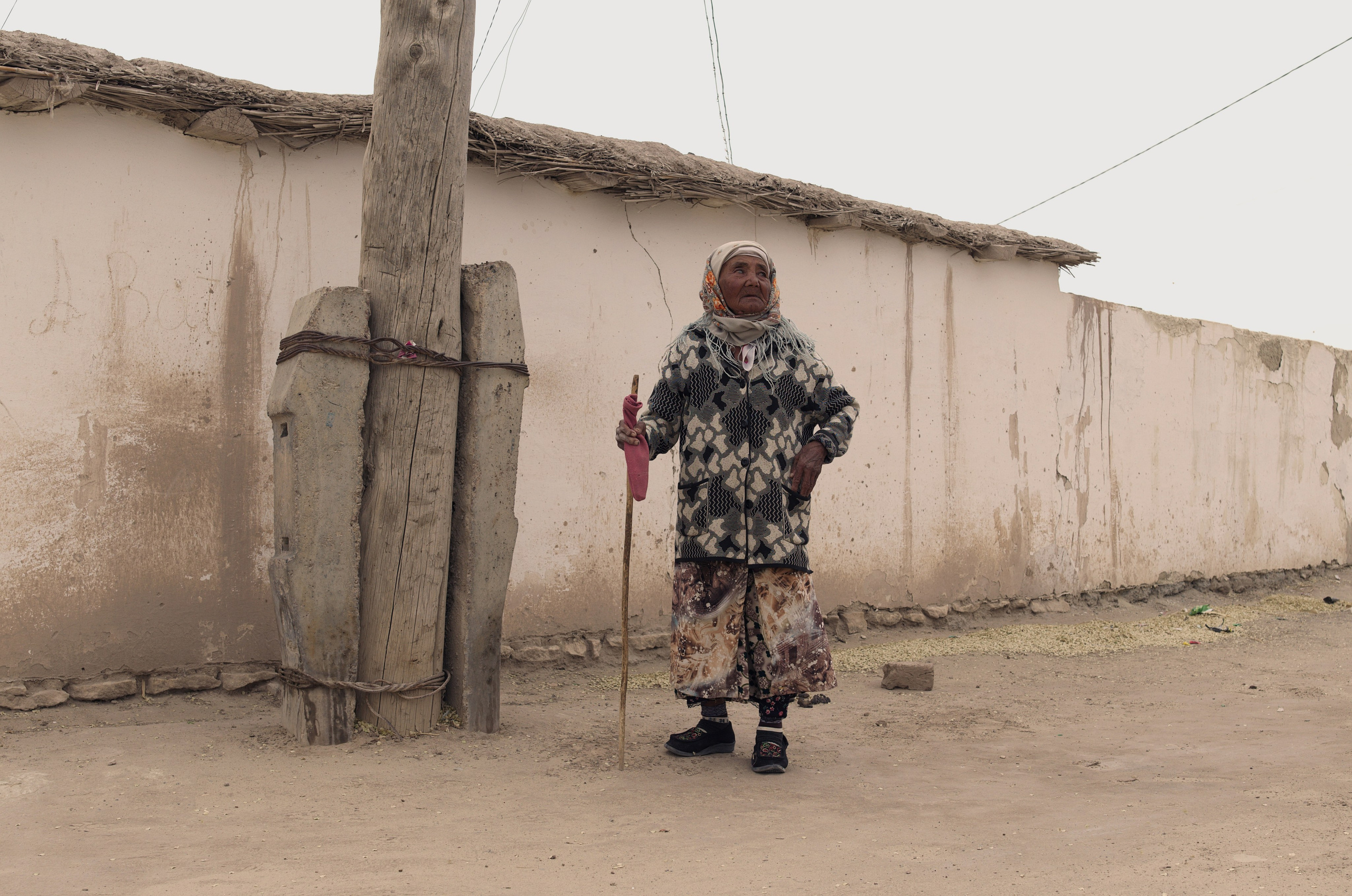 A blind woman in Moynaq. In Soviet times the was a fish cannery, one of the largest in the country. There's nothing left of it now. The streets, except for the central one, are almost empty. A ghost town, with endless dust blowing in the streets. According to various estimates, up to 18 thousand people live in Moynaq, but in fact, many have left to work outside Uzbekistan. The airport in the town has closed – there are not enough passengers