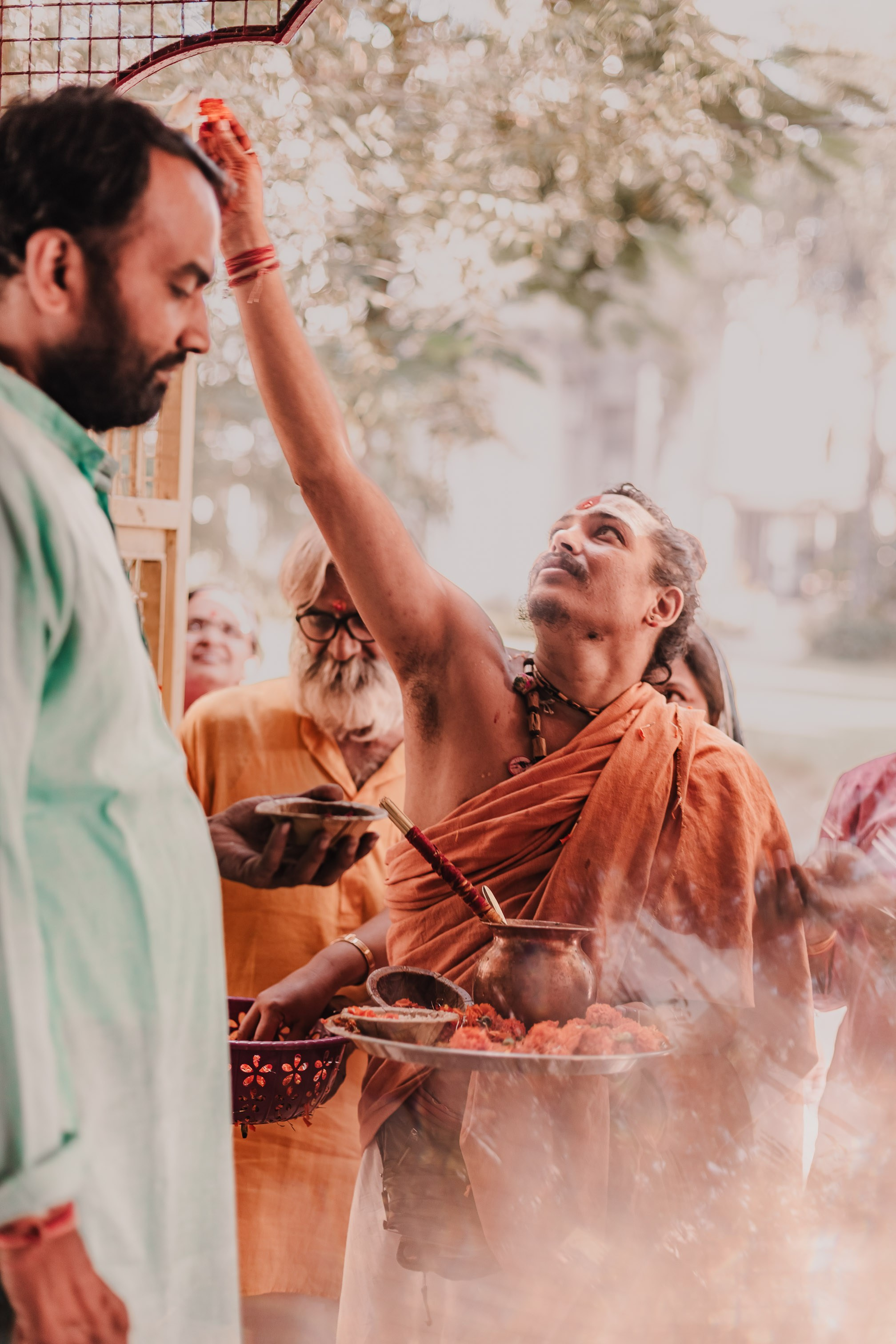 Lakshmi pooja in India. Mariam Bagdasaryan