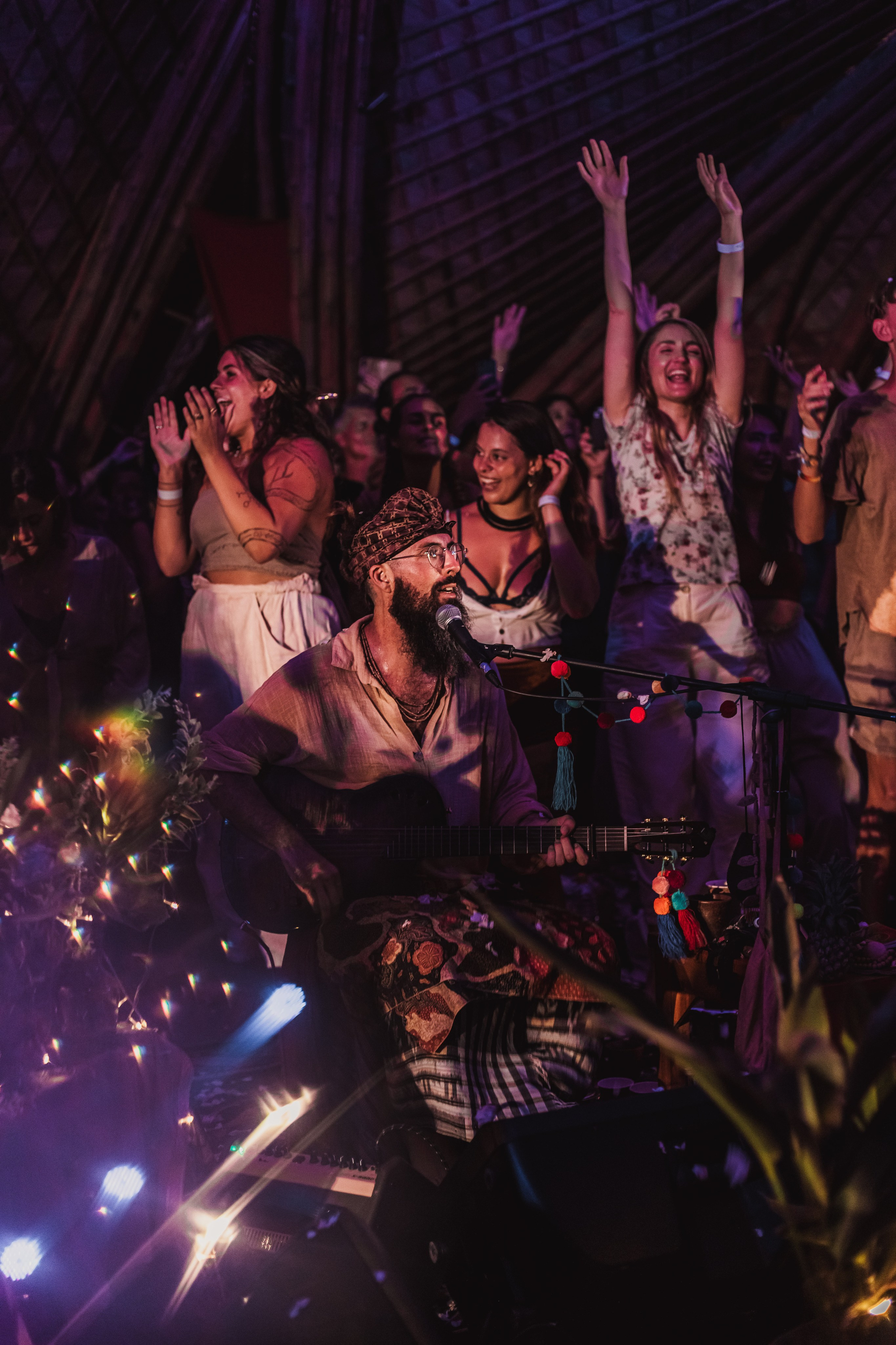 Hanuman Project kirtan at Alchemy april. Mariam Bagdasaryan