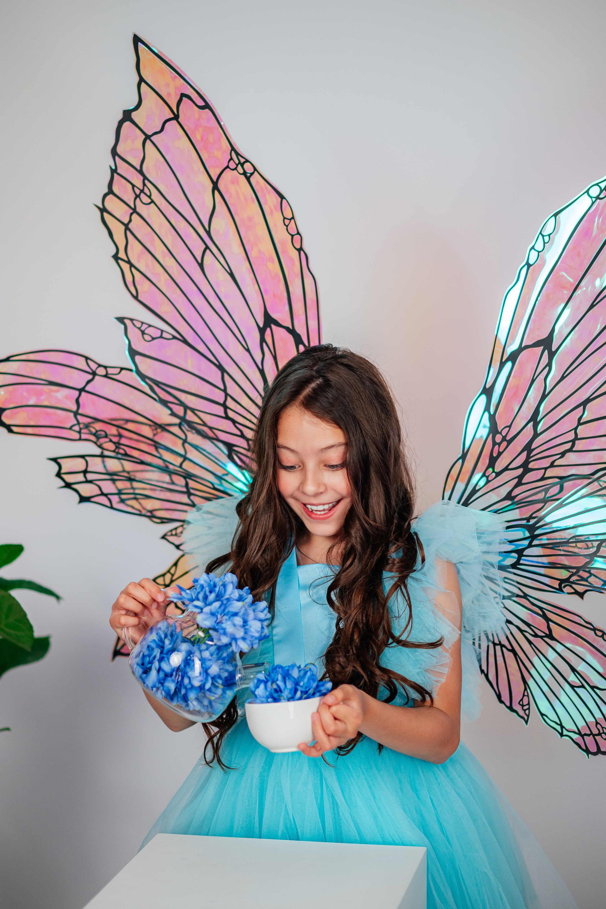 Вероника и гортензии. Семейный фотограф в Краснодаре