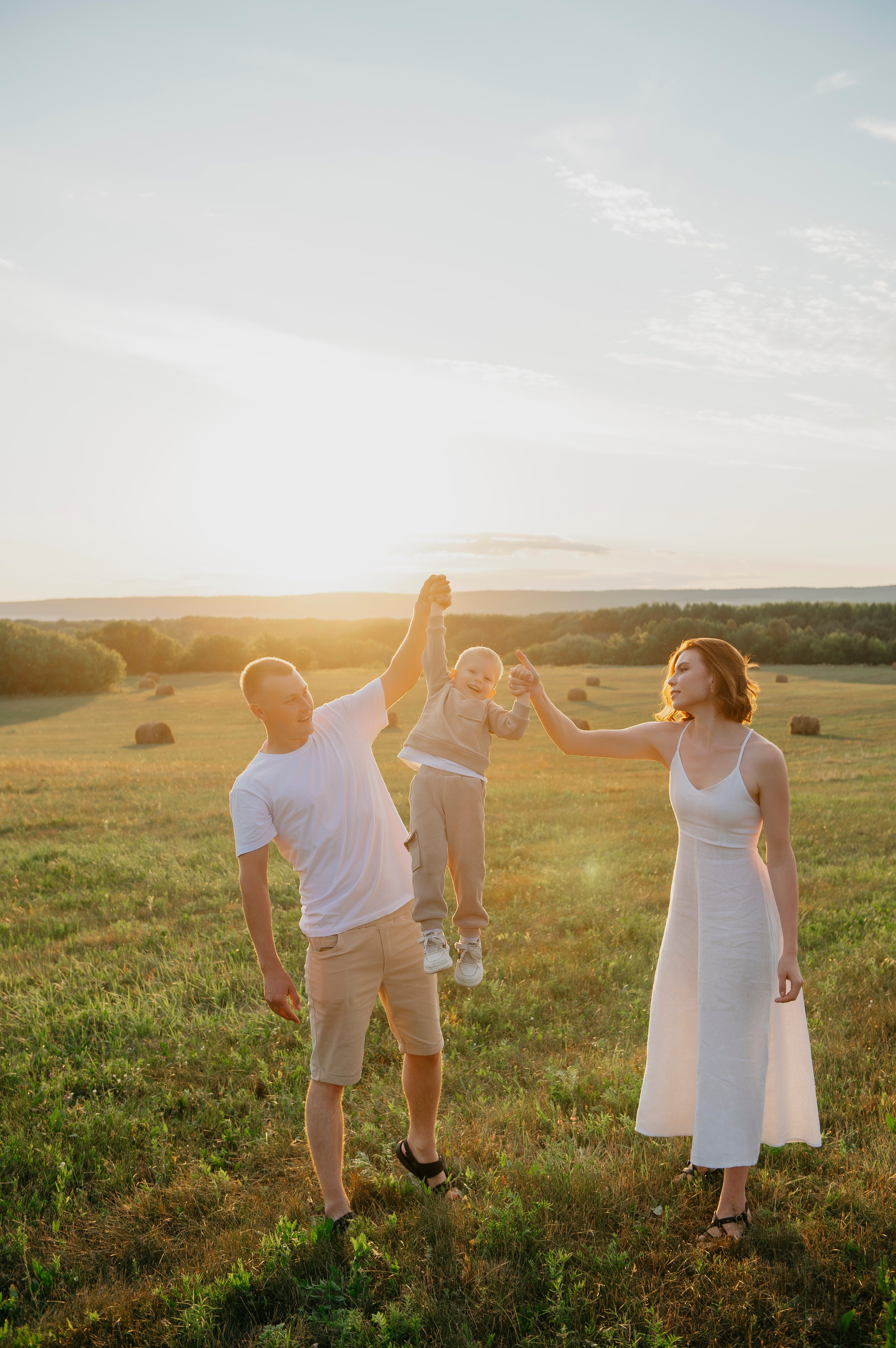 Семейная прогулка на закте. Фотограф Дарья Семина