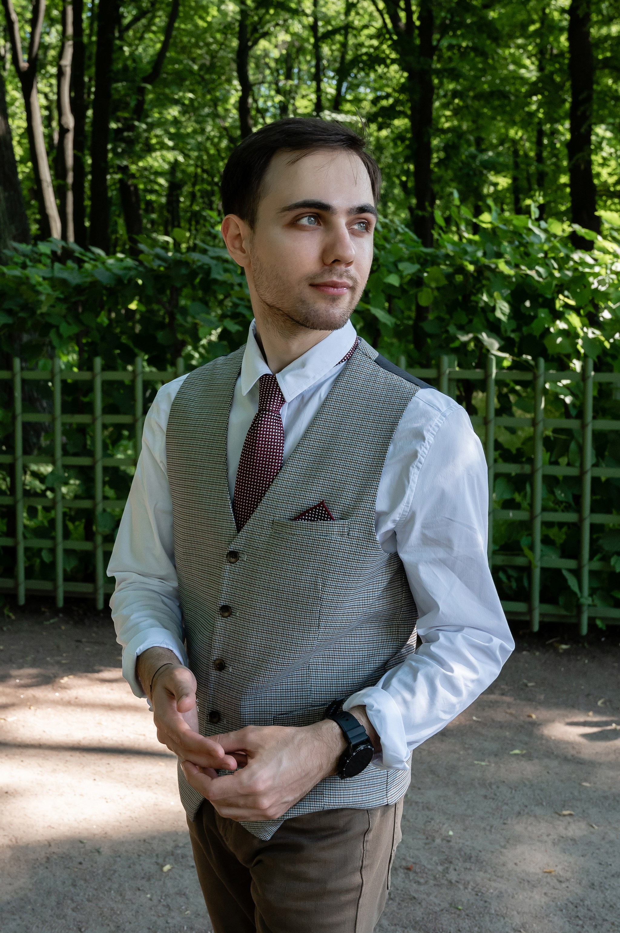 Зеркальный дворик. Свадебный и семейный фотограф из Санкт-Петербурга Климов Анатолий