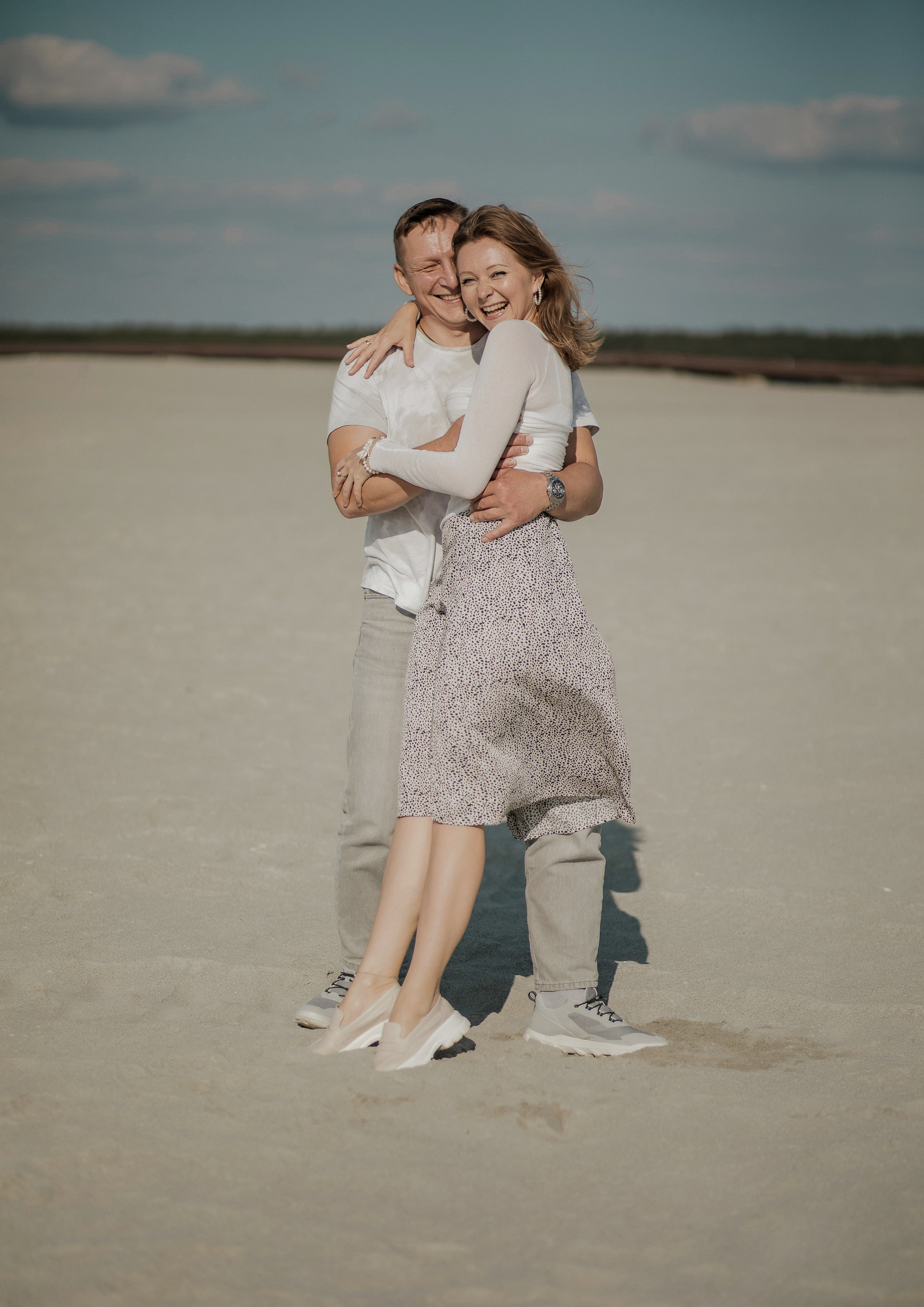 Семейная фотосессия в песках. Свадебный и семейный фотограф Ибрагимова Мария из Екатеринбурга