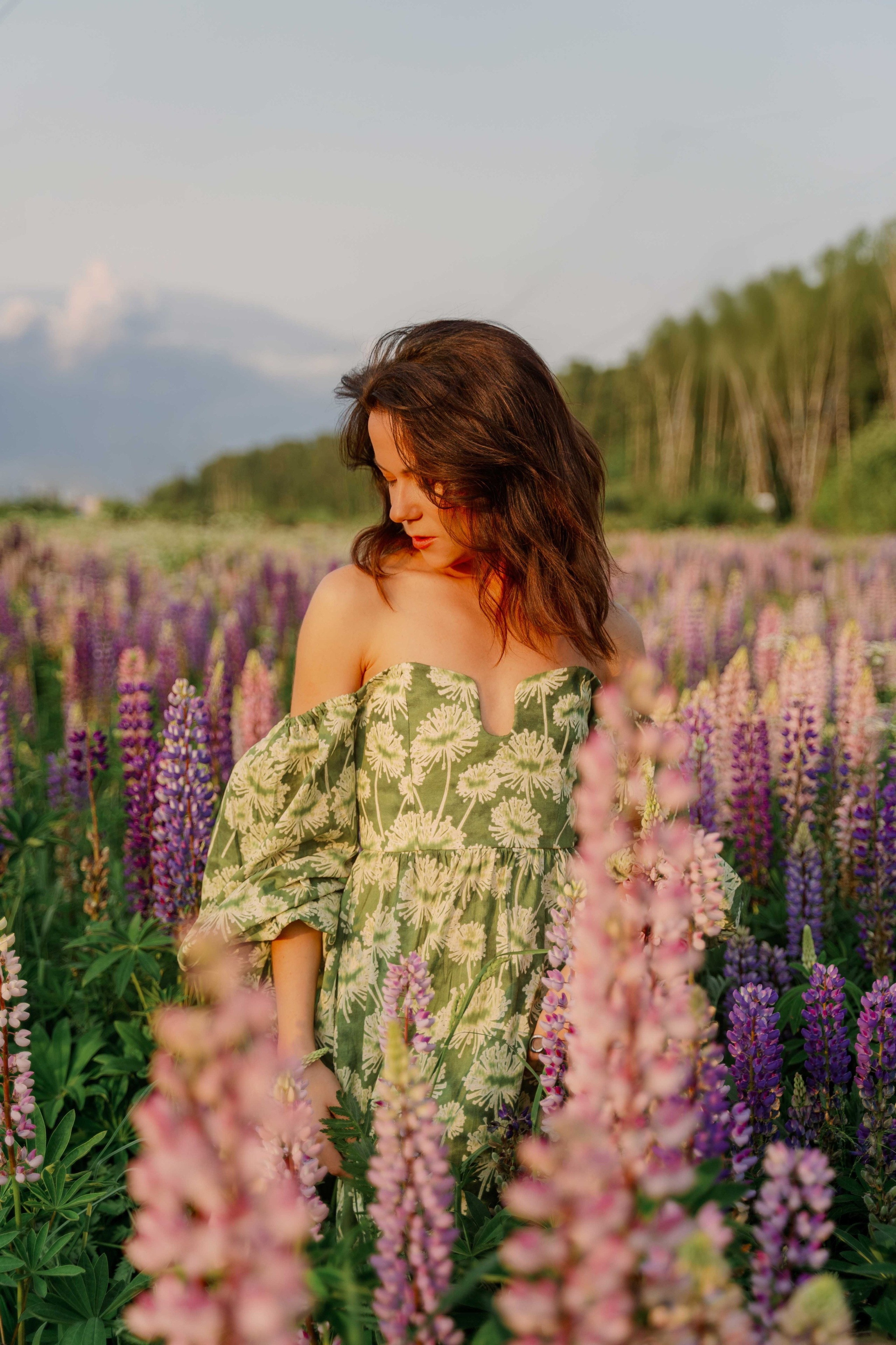 Наташа и люпины. Фотограф и видеограф в Москве и Абу Даби Мария Кулагина