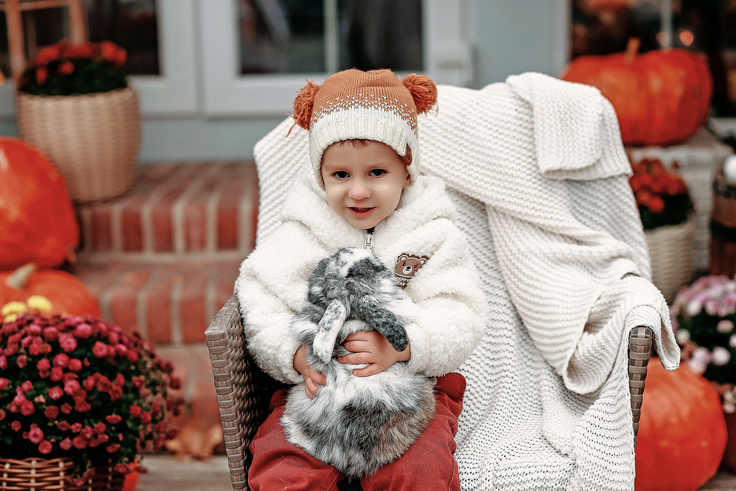 Осенняя фотосессия с кроликом!. Иванова Ирина Свадебный и семейный фотограф г. Уфа