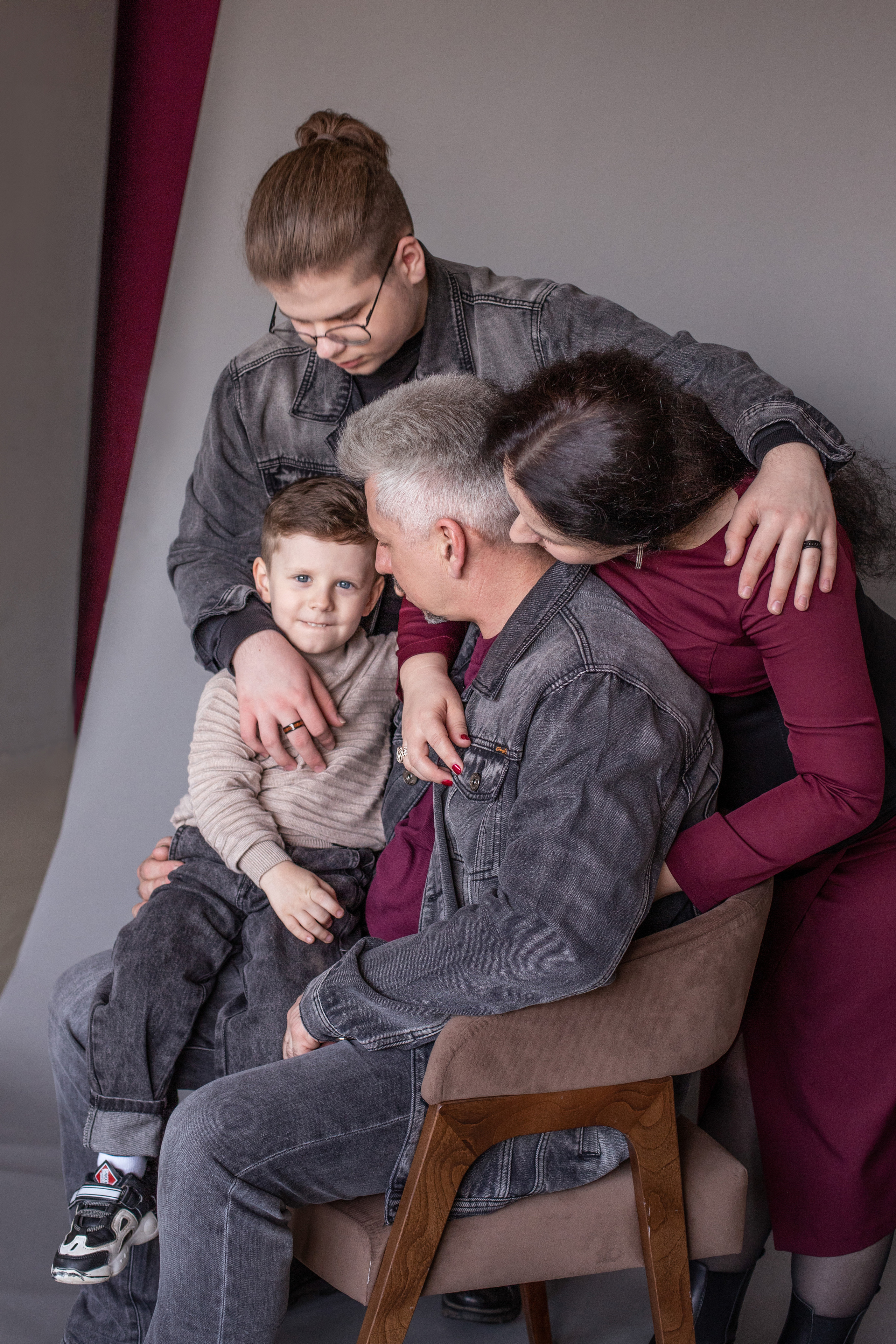 Студийная фотосессия. Семейный фотограф Полина Высоцкая в Оренбурге