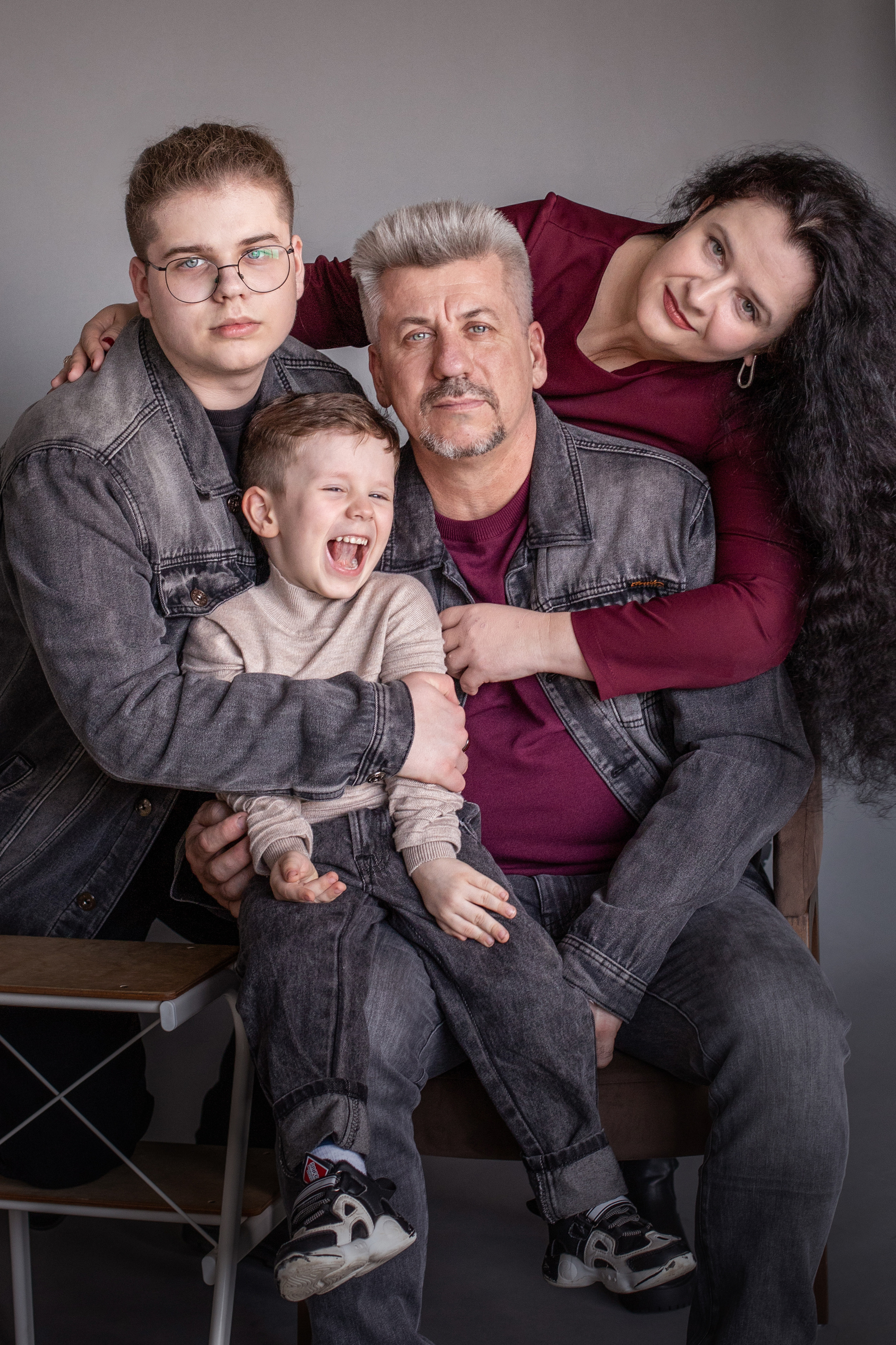 Студийная фотосессия. Семейный фотограф Полина Высоцкая в Оренбурге