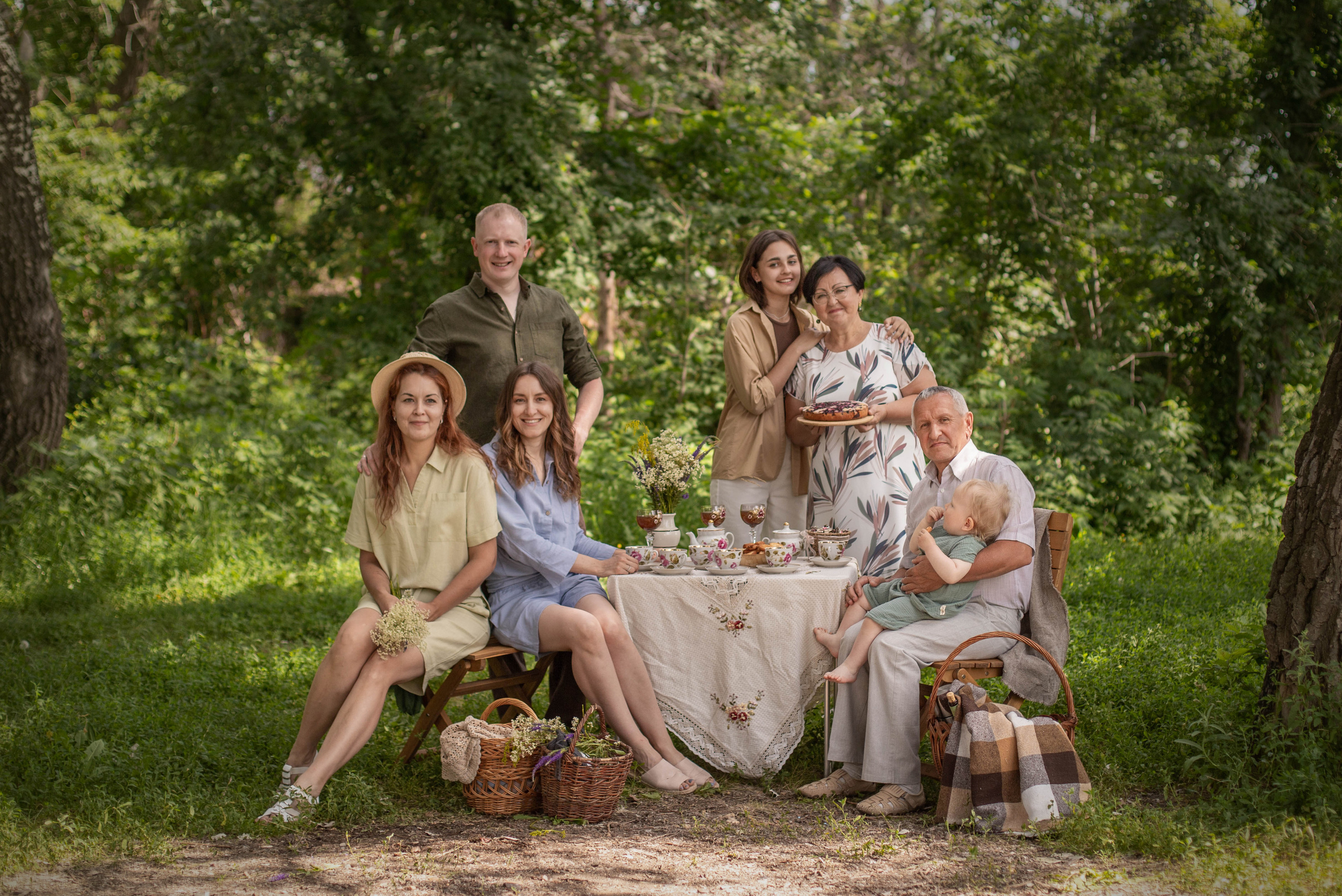 Фотосессия Поколения. Семейный фотограф Полина Высоцкая в Оренбурге