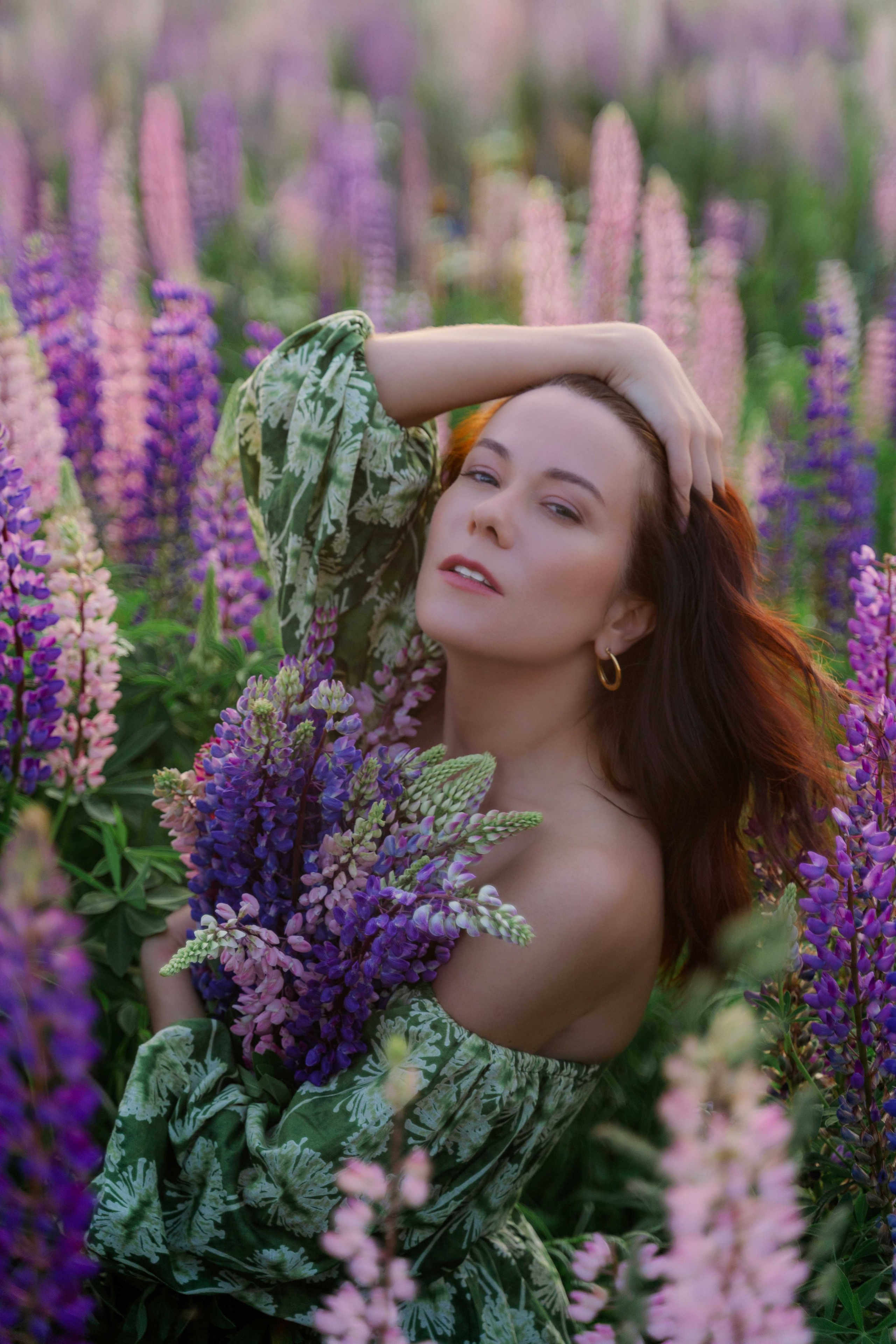 Наташа и люпины. Фотограф и видеограф в Москве и Абу Даби Мария Кулагина