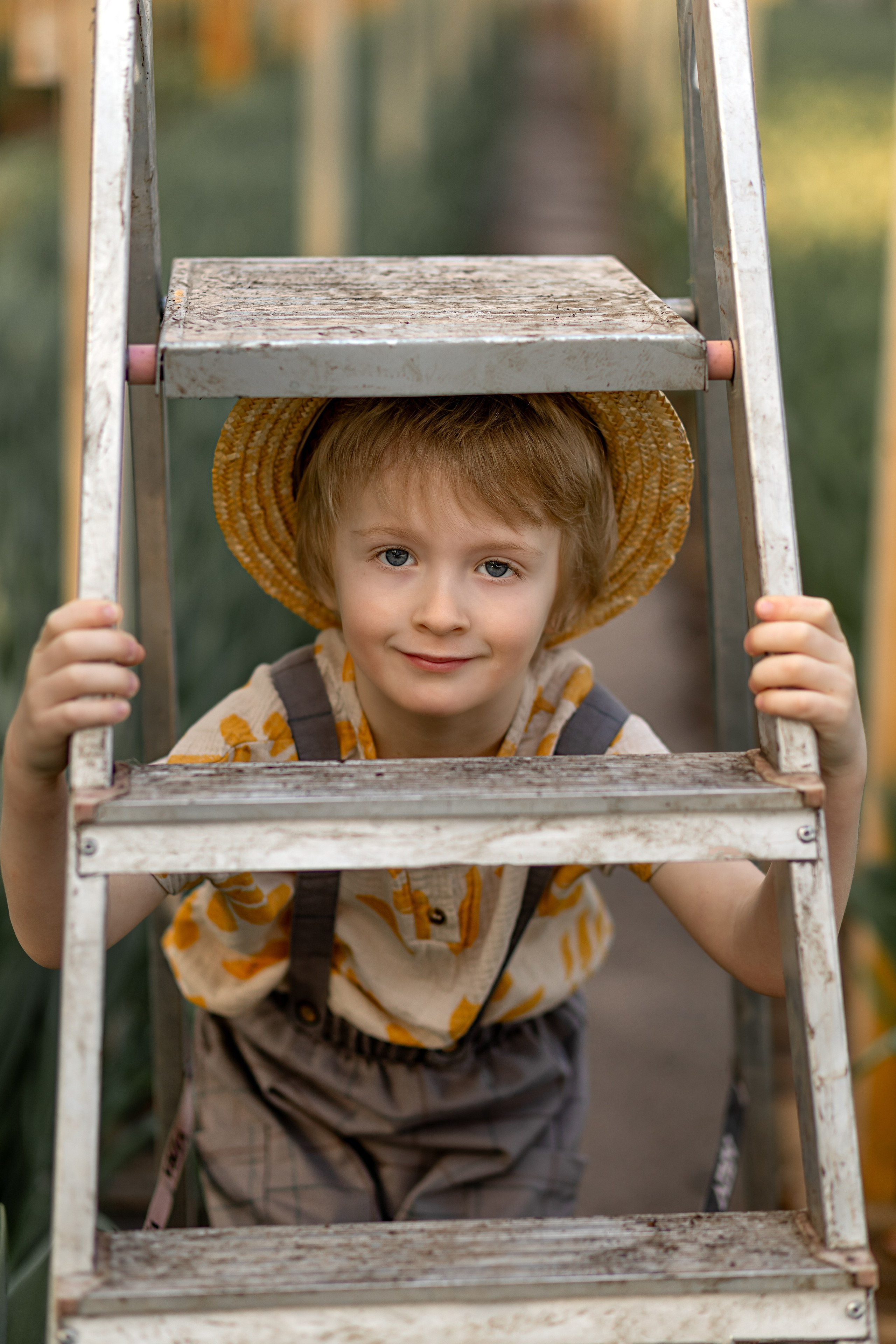 В теплице. Детский и семейный фотограф в Красноярске Елена Коровкина