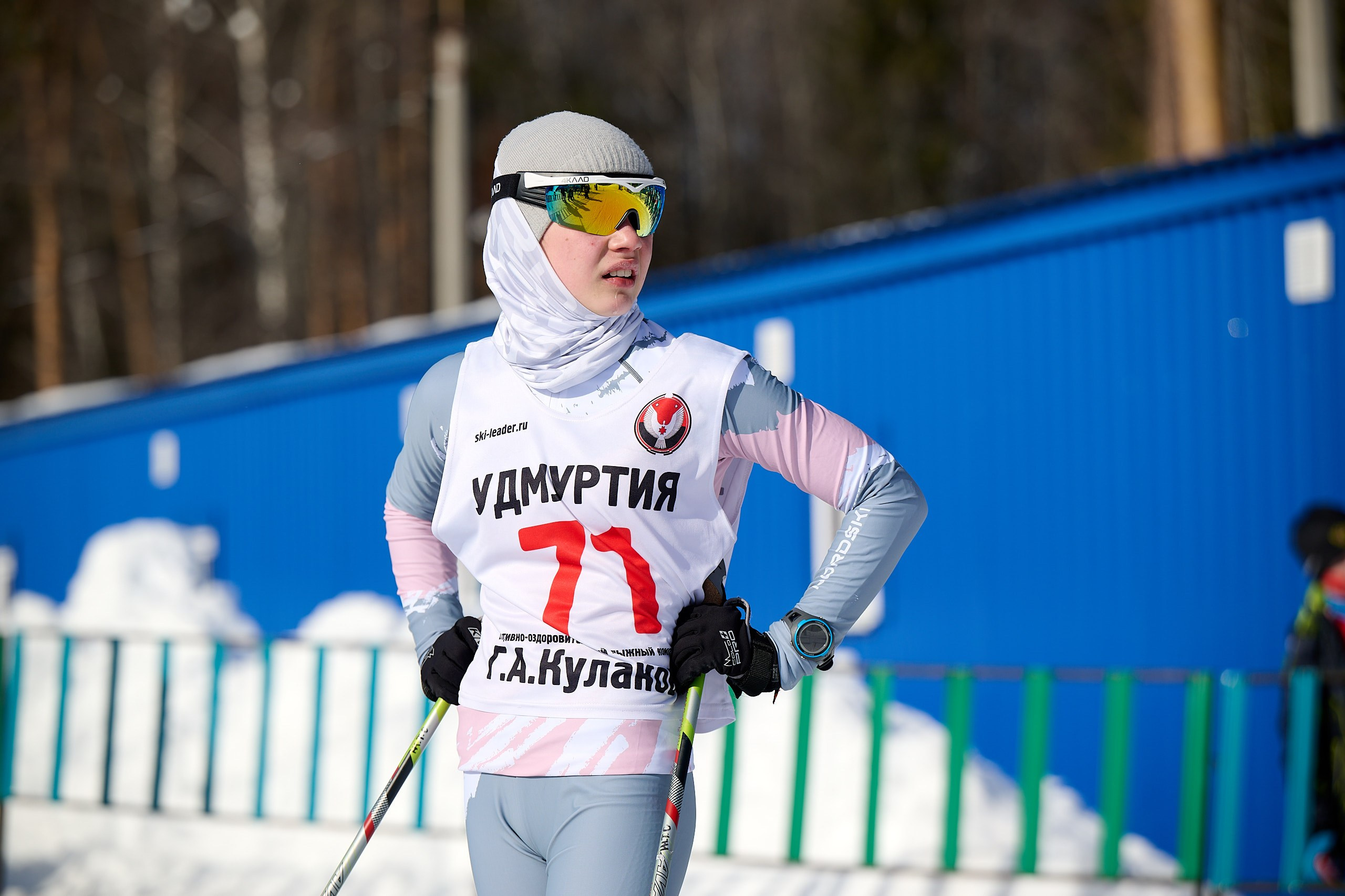 Всероссийские соревнования по лыжным гонкам «Пионерская правда». Ижевс. Спортивный репортажный фотограф в Ижевске Сергей Мерзляков