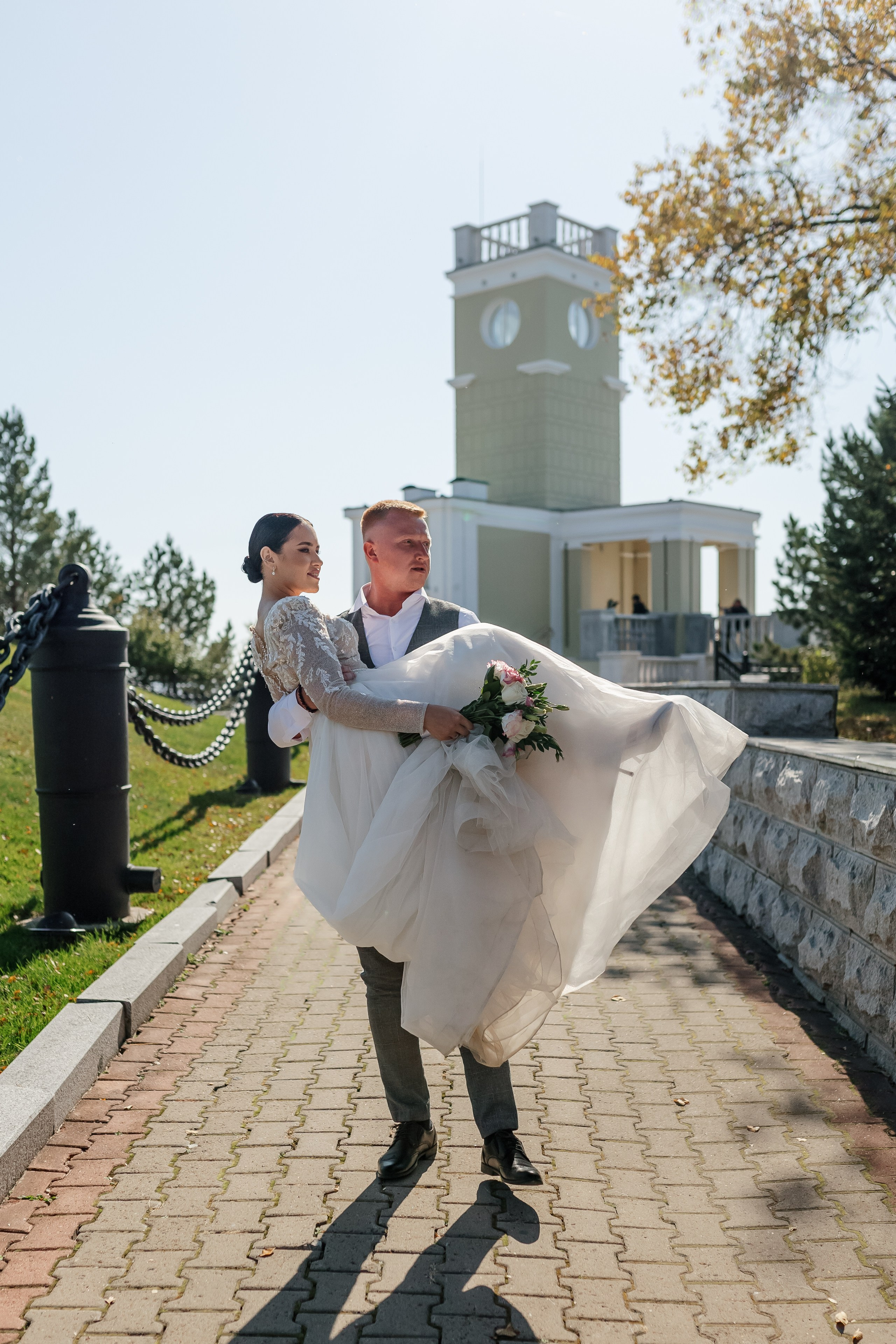 Степан и Алина. Красивая осенняя прогулка. Свадебный фотограф в Хабаровске