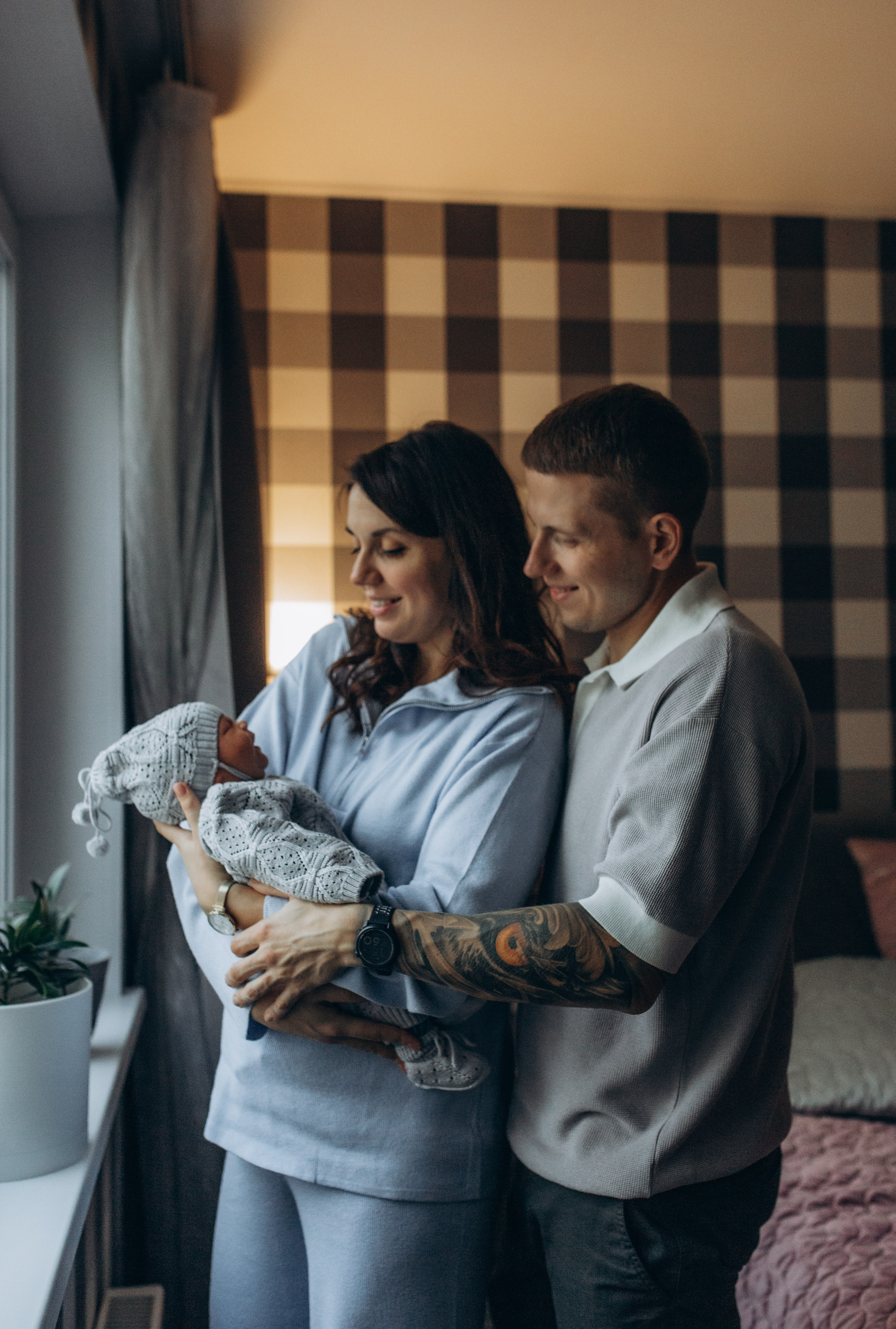 Выписка из роддома. Семейный и детский фотограф в Москве Антонина Смирнова