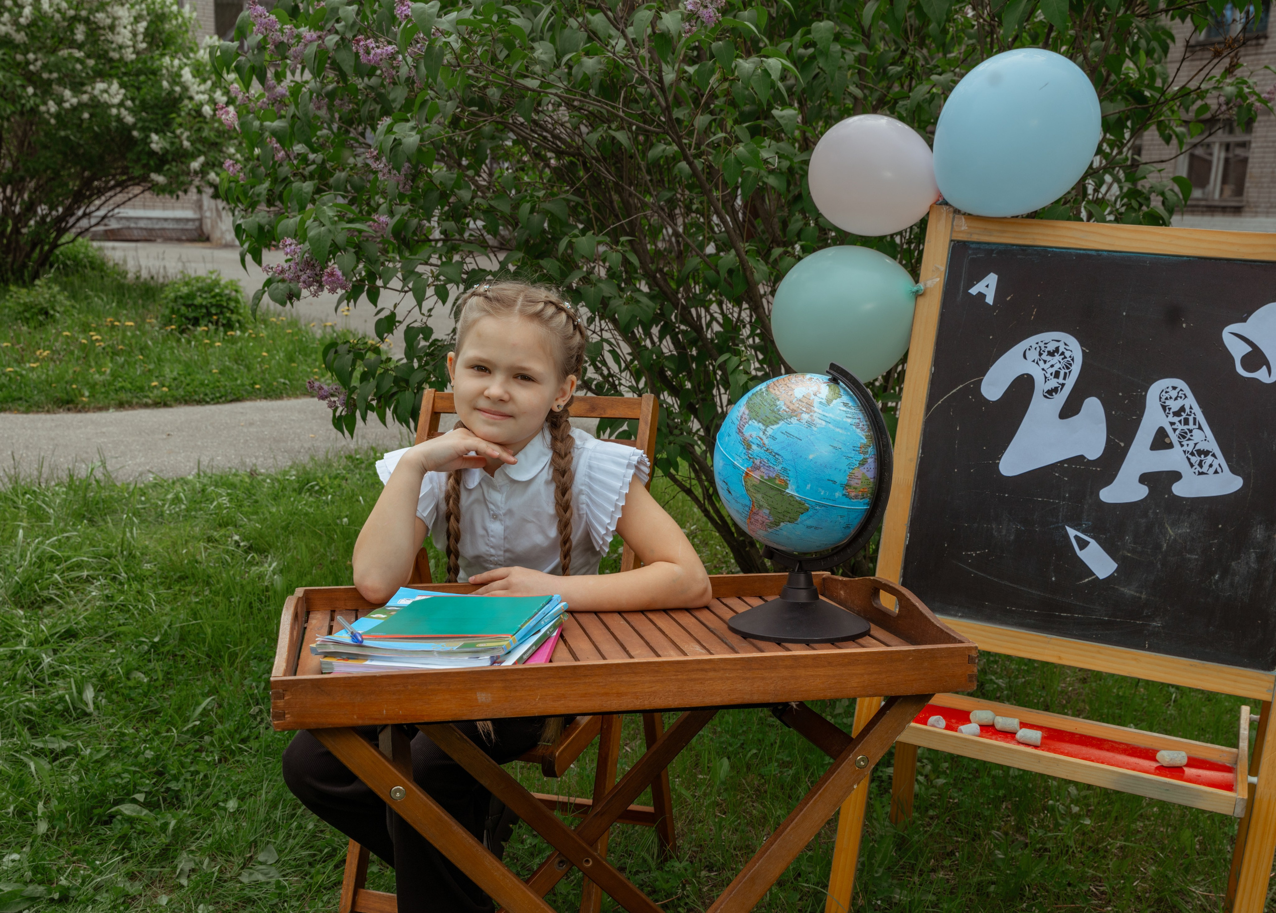 Школьная фотозона. Семейный и детский фотограф в Нижнем Новгороде