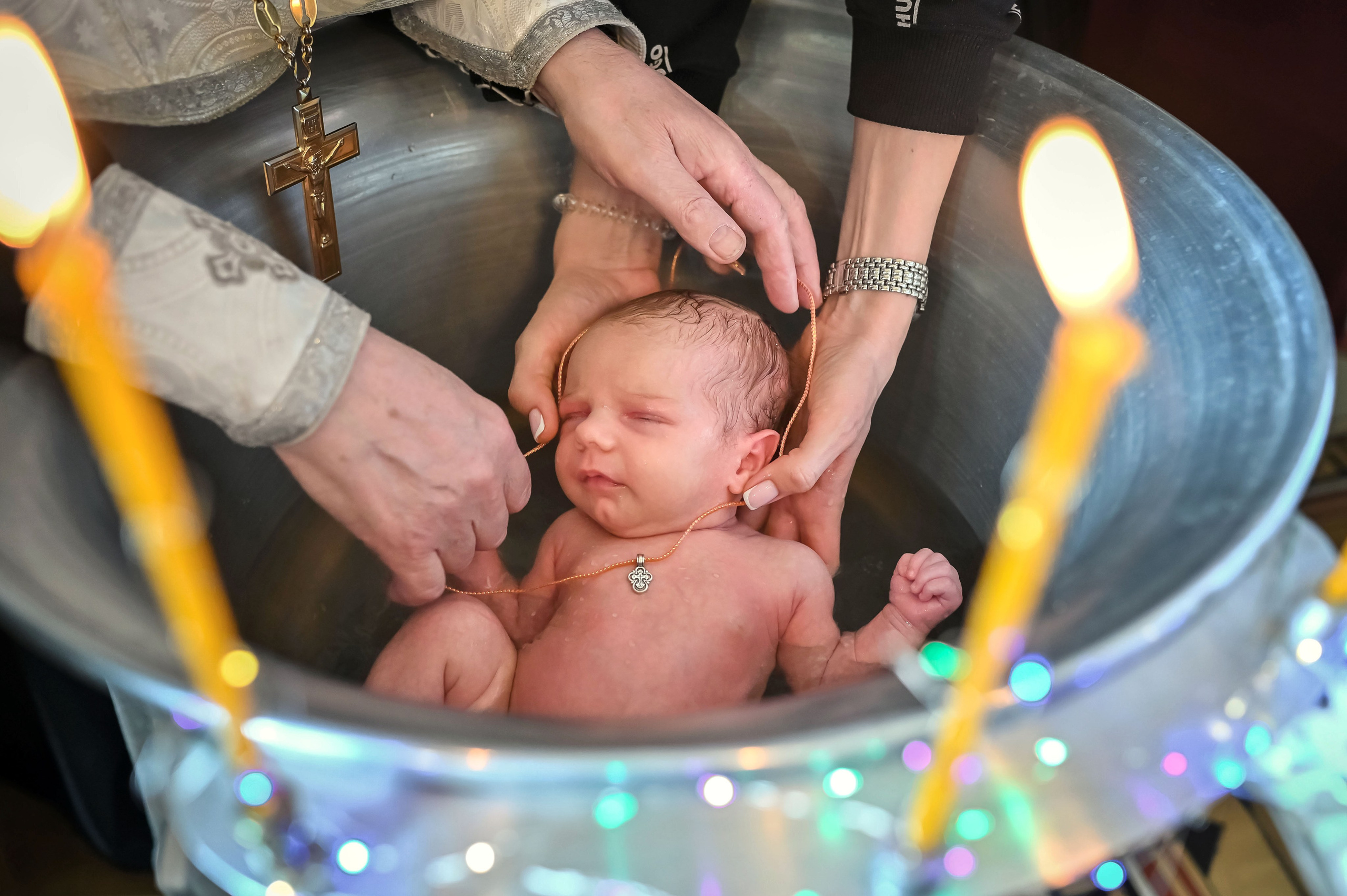 Крещение Александры. Семейный фотограф в г. Воскресенск Наталия Молева