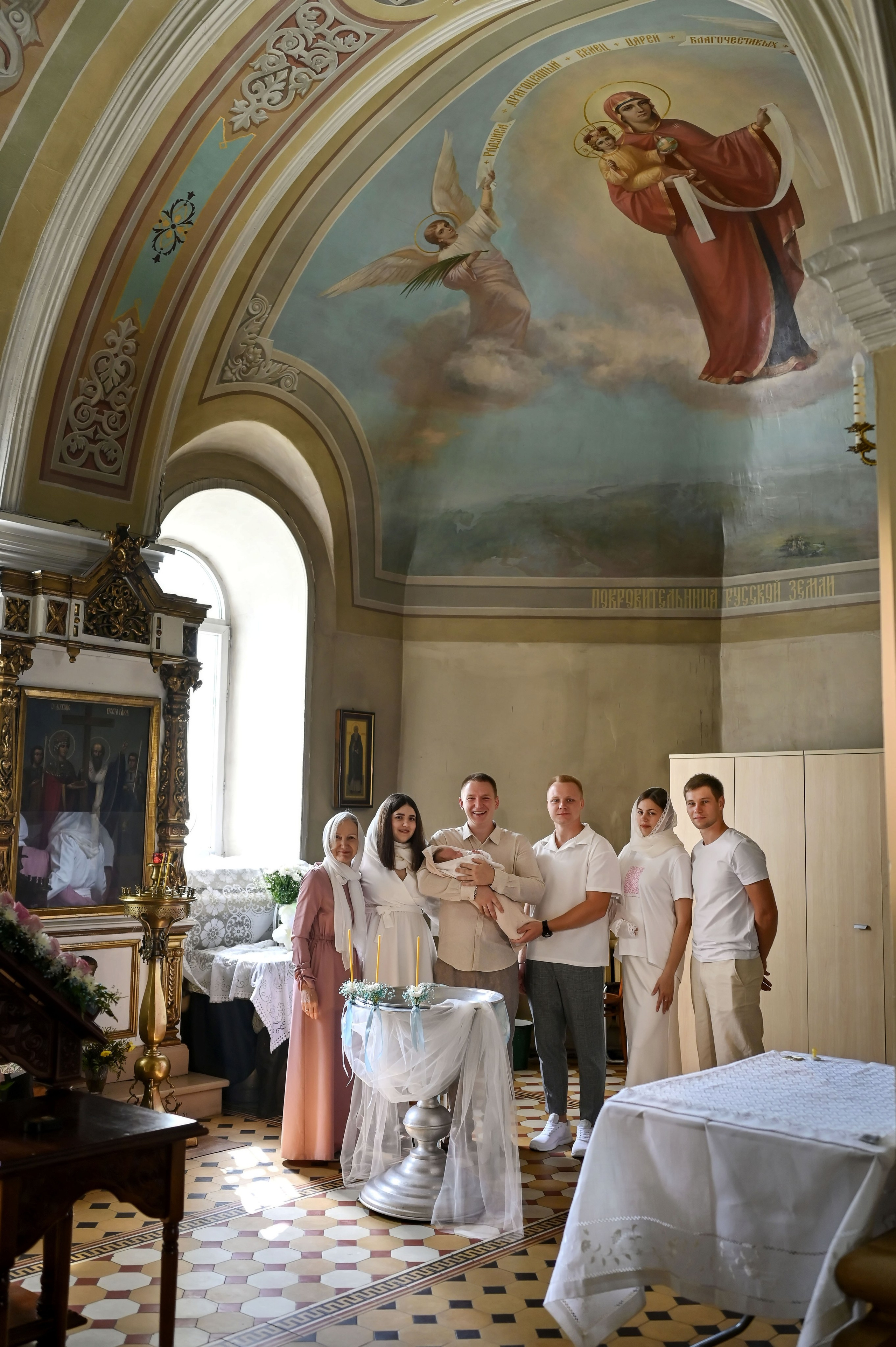 Крещение Савелия. Семейный фотограф в г. Воскресенск Наталия Молева