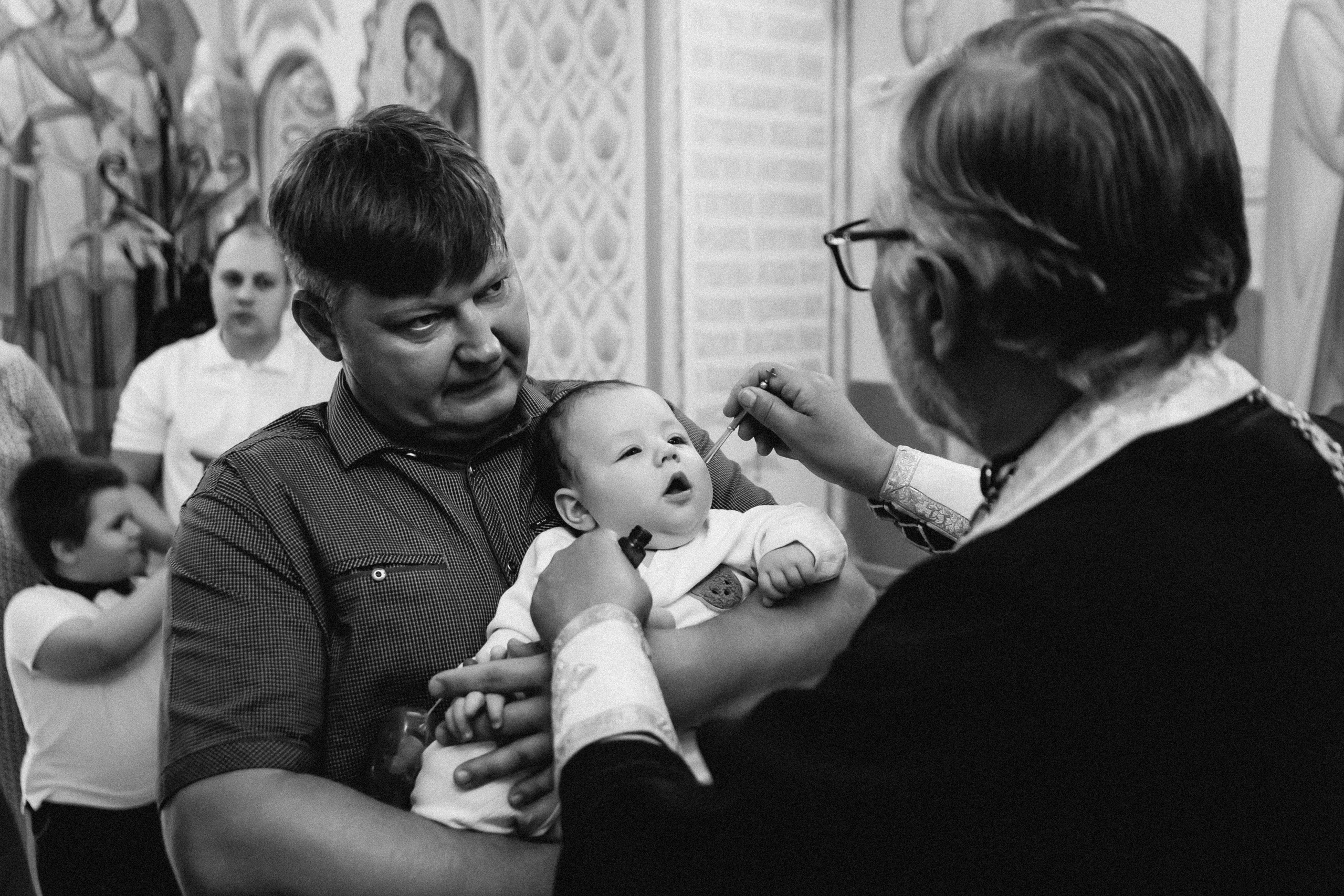 Крещение Максима. Семейный фотограф Минск Усова Ольга