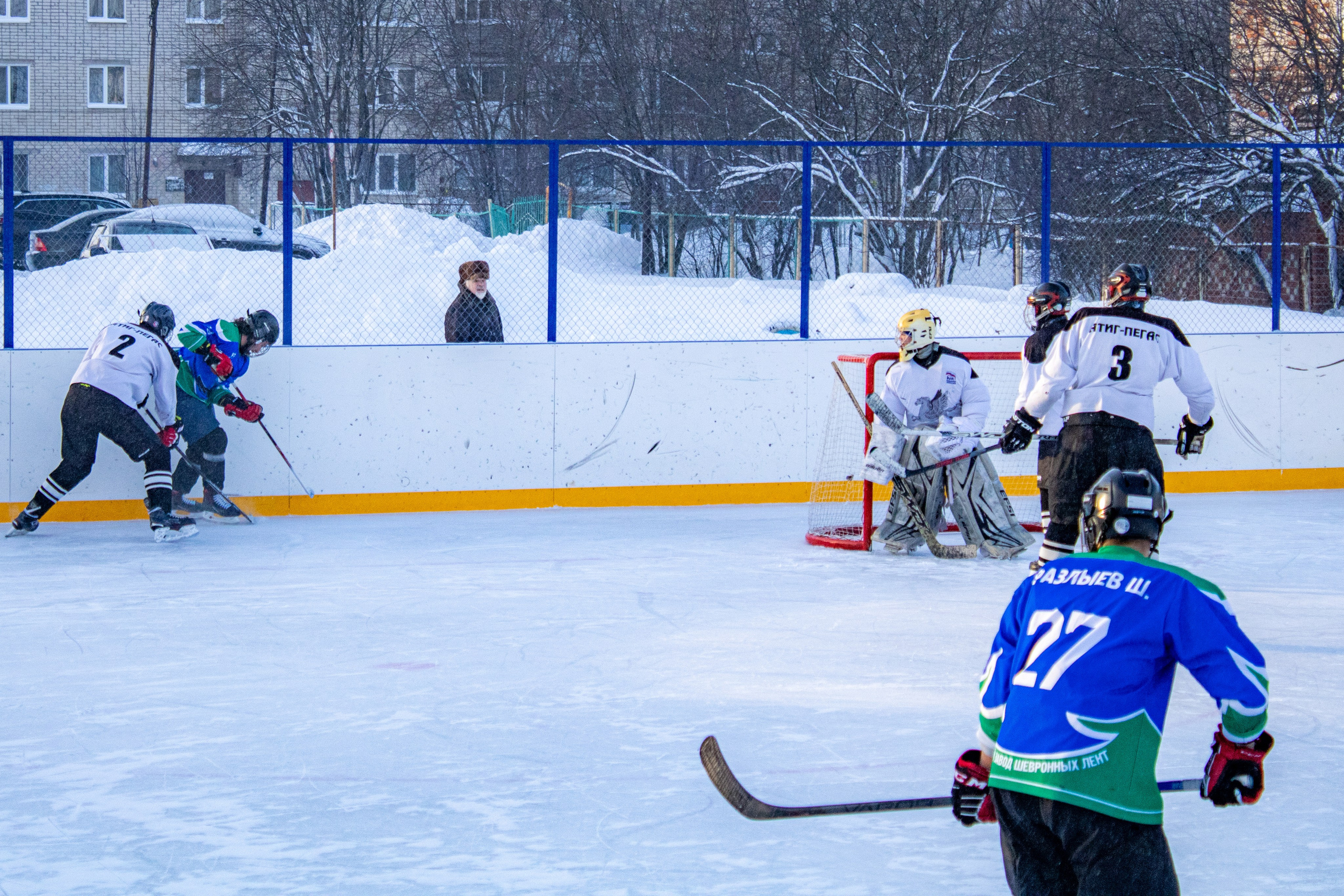 Хоккей г.п Атиг-г.п Дружинино