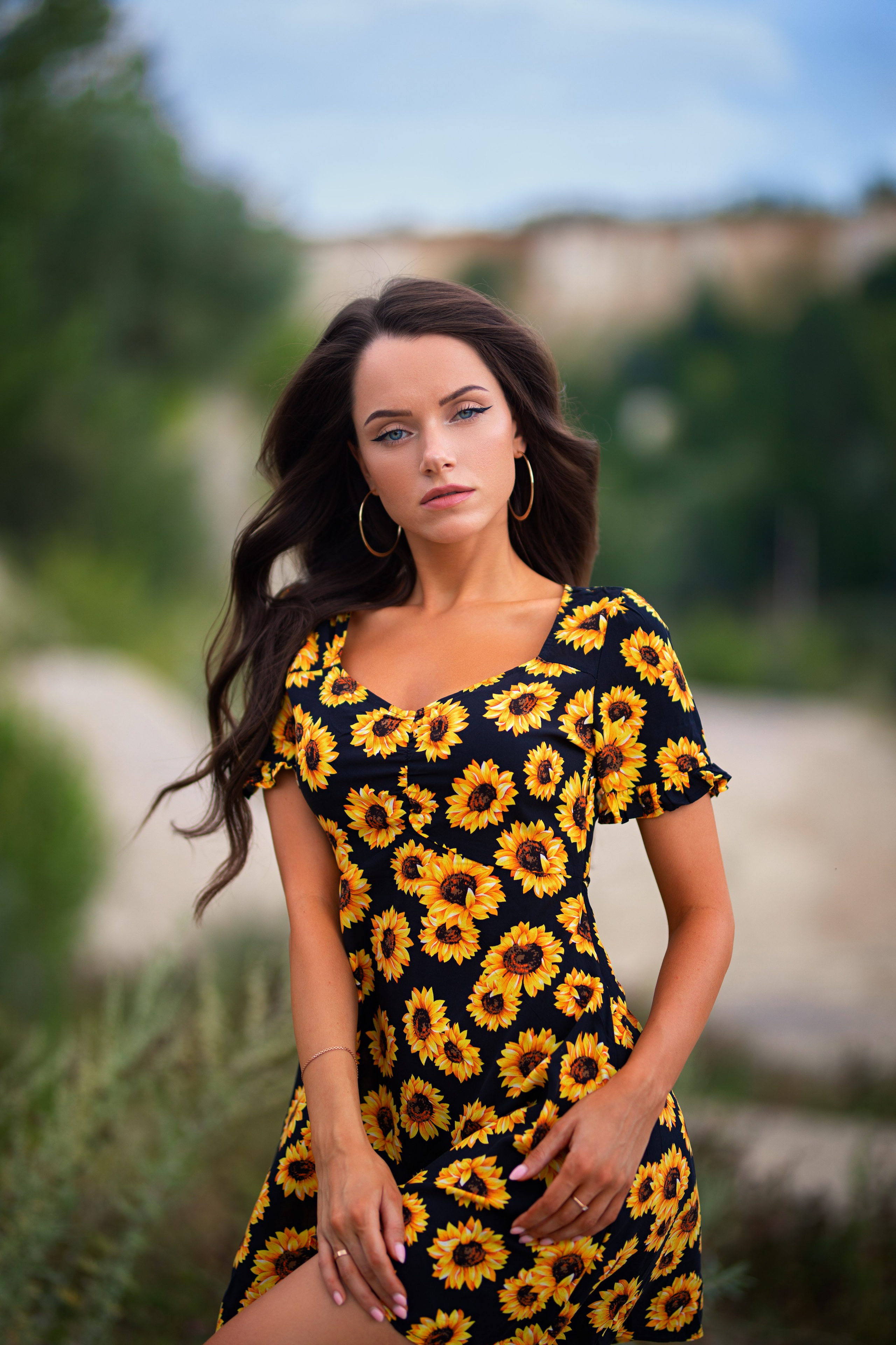 Летняя съемка с Екатериной на природе в парке Белый Колодец в формате для «себя»