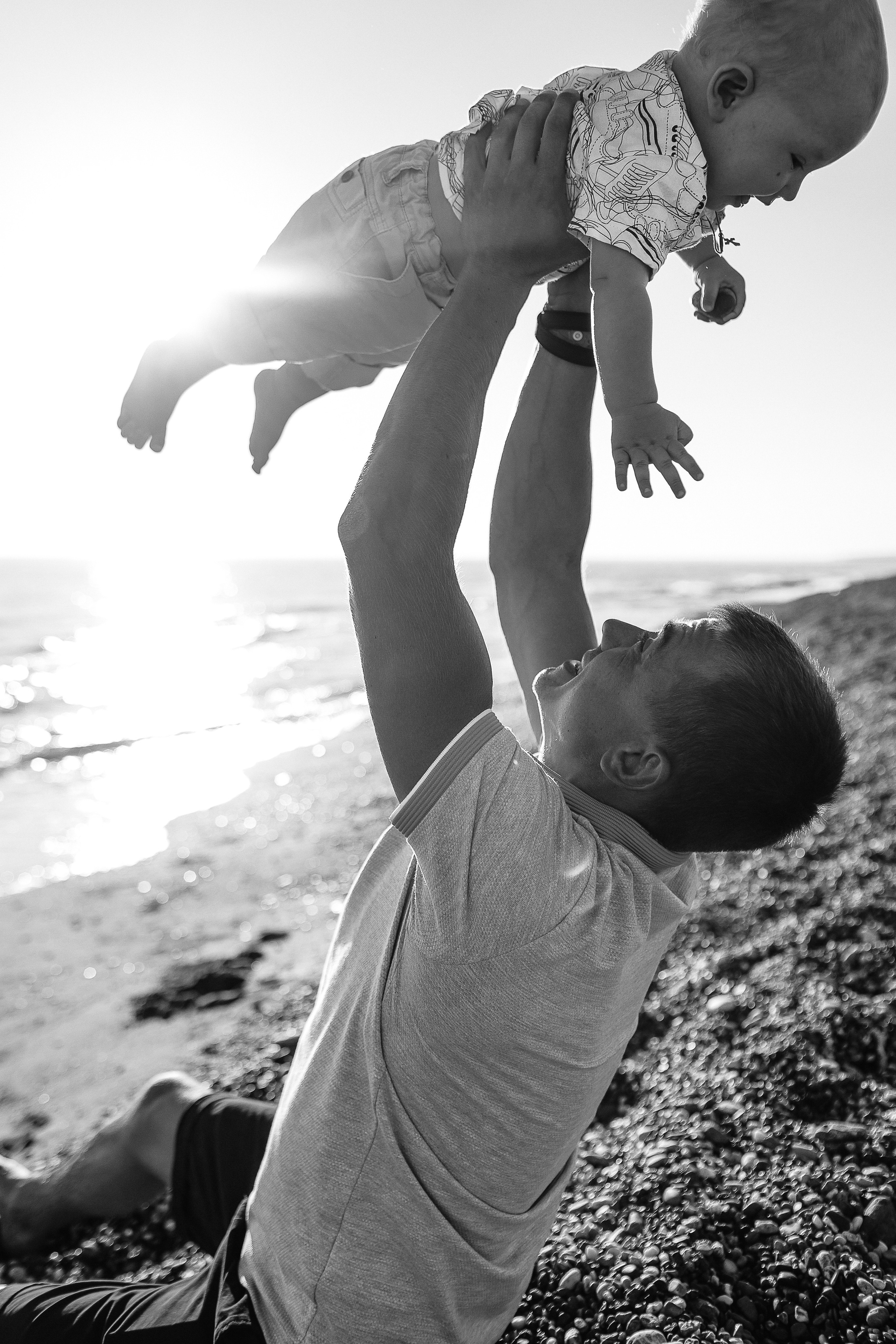 Семейная у моря. Семейный фотограф Тюмень, фотограф на роды Салмина Мария