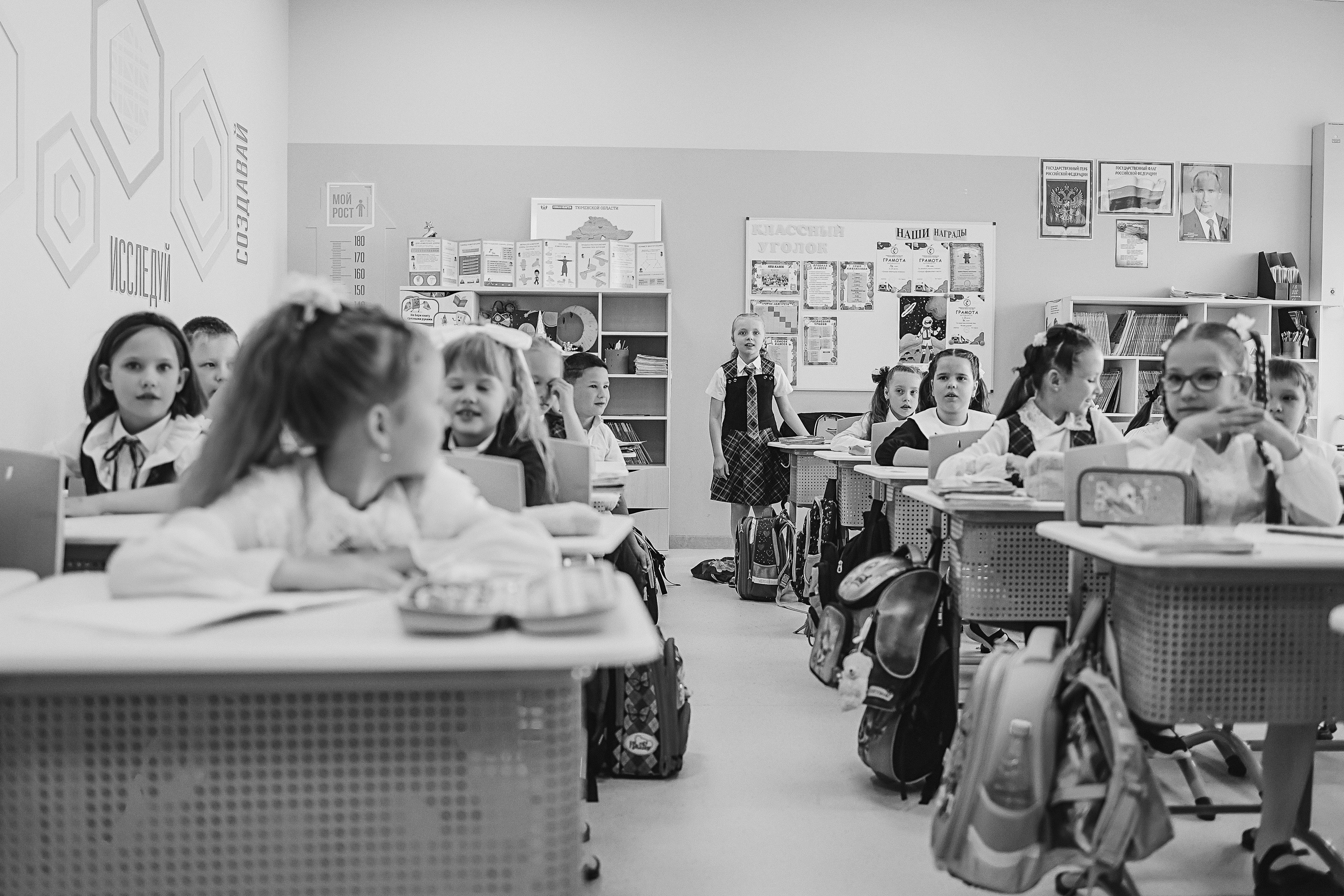 Один день в школе 1 класс. Семейный фотограф Тюмень, фотограф на роды Салмина Мария