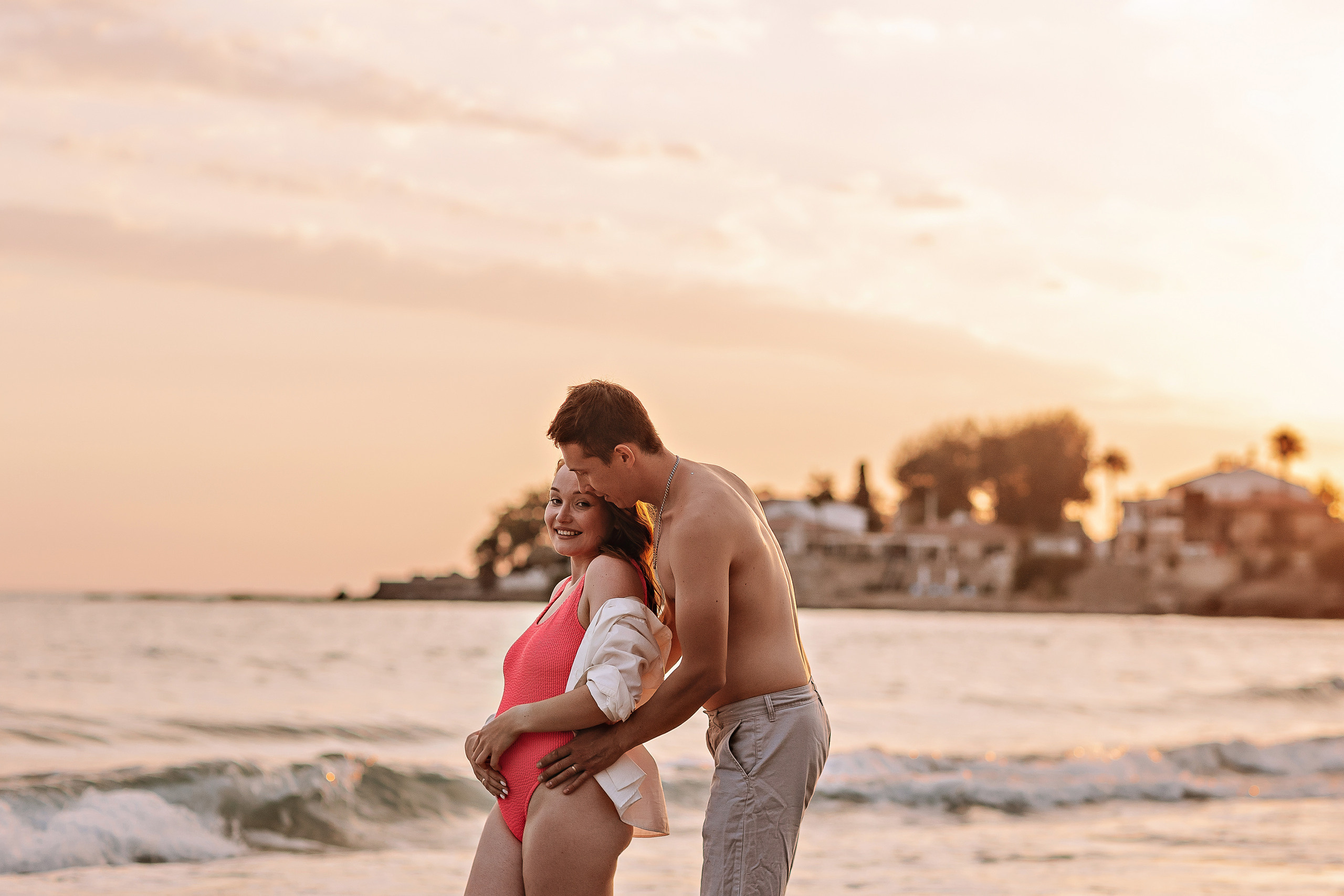 Беременность (сиде+море). Семейный фотограф Тюмень, фотограф на роды Салмина Мария