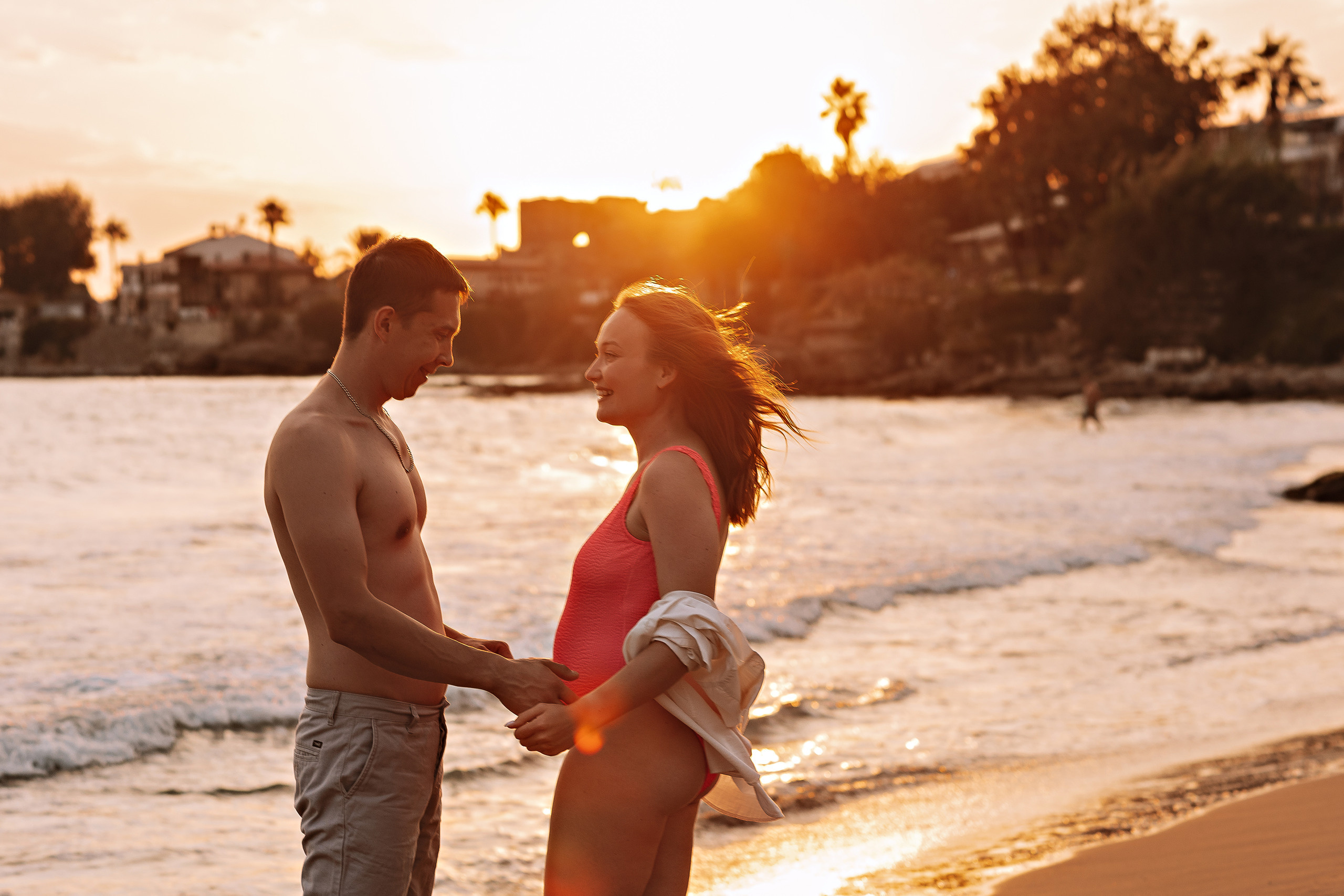 Беременность (сиде+море). Семейный фотограф Тюмень, фотограф на роды Салмина Мария