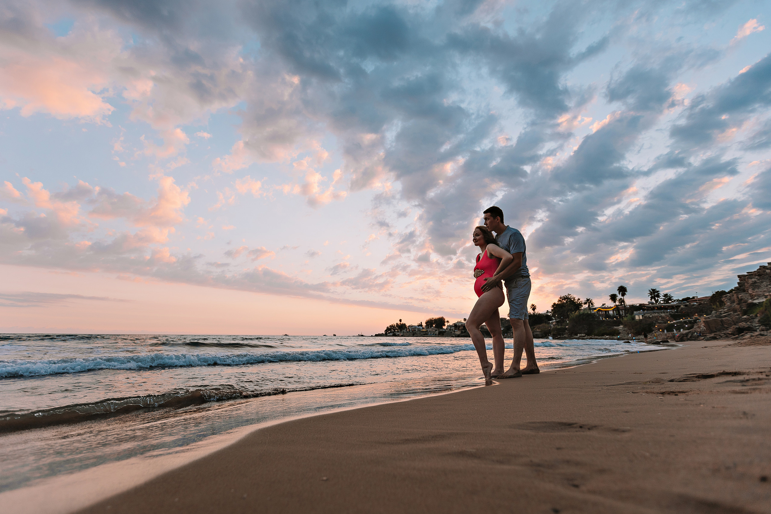 Беременность (сиде+море). Семейный фотограф Тюмень, фотограф на роды Салмина Мария