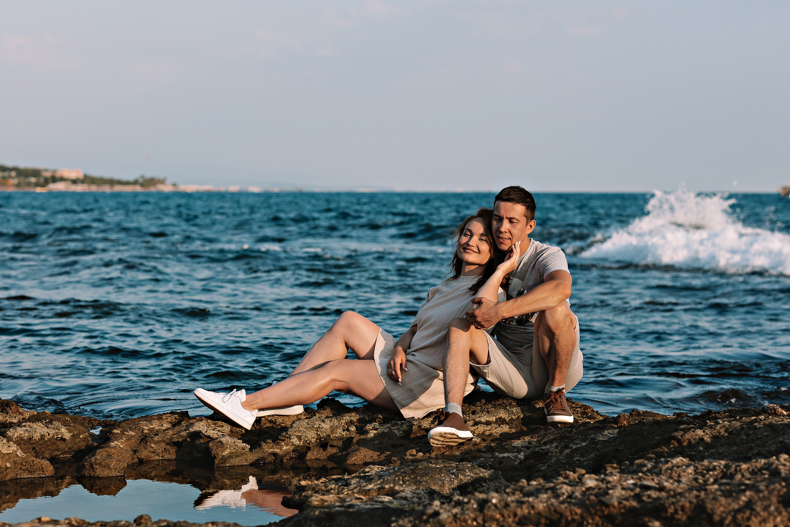 Беременность (сиде+море). Семейный фотограф Тюмень, фотограф на роды Салмина Мария