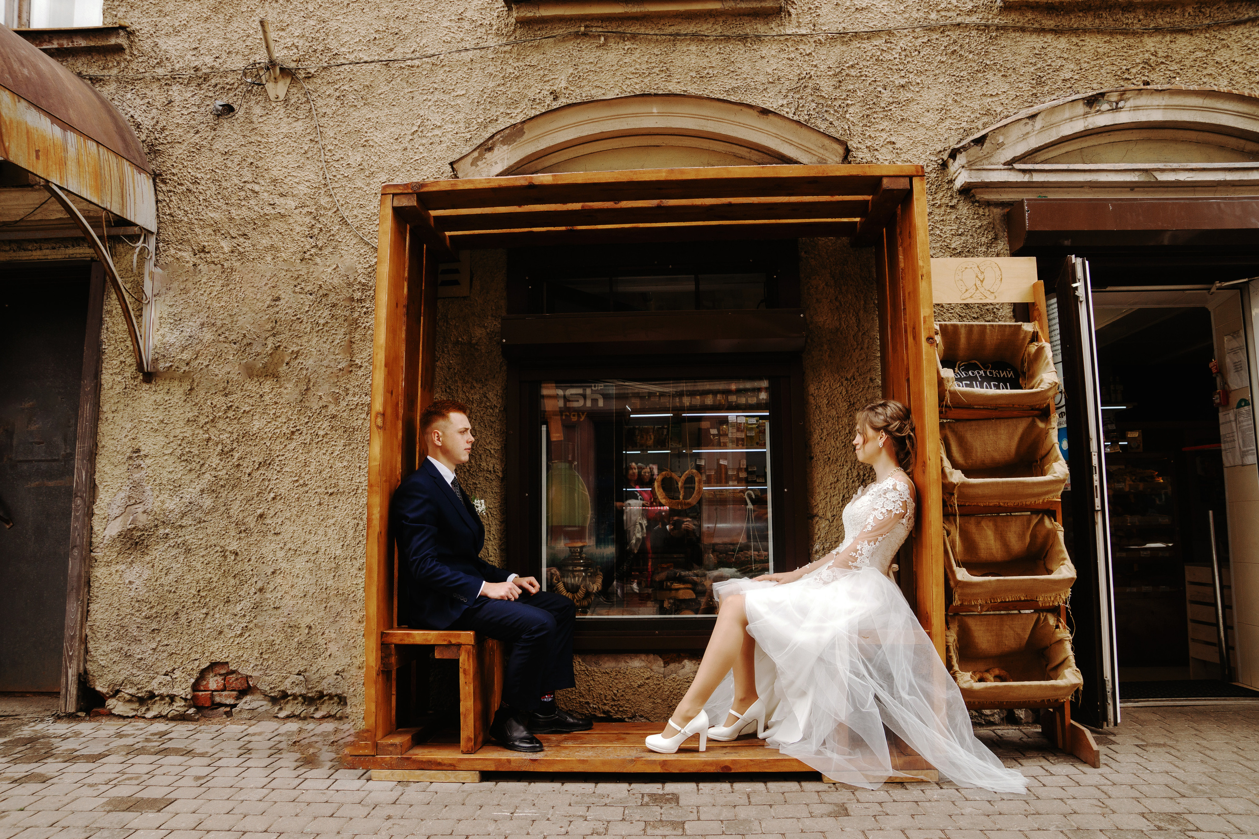 Свадебная фотография в городе Выборг. Анастасия и Семен. Фотограф в Санкт-Петербурге Павел Жуков