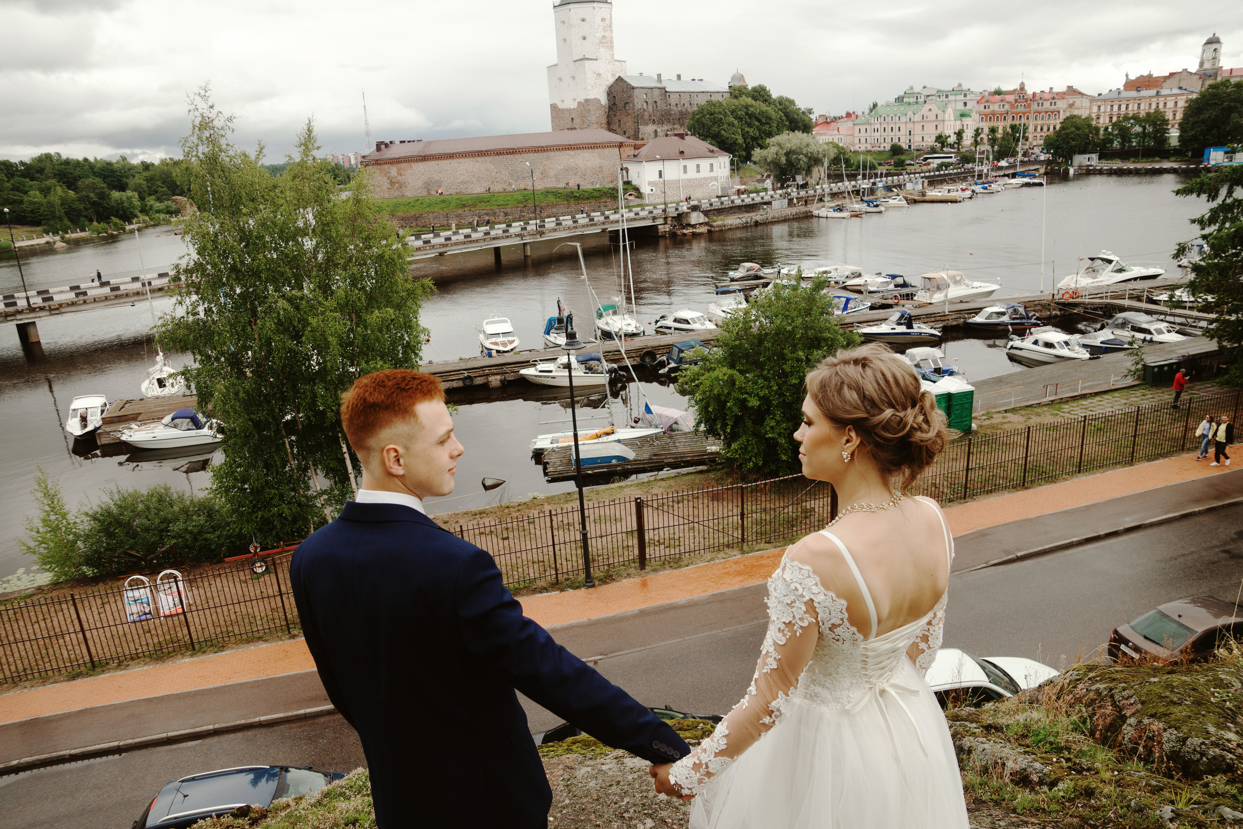 Свадебная фотография в городе Выборг. Анастасия и Семен. Фотограф в Санкт-Петербурге Павел Жуков