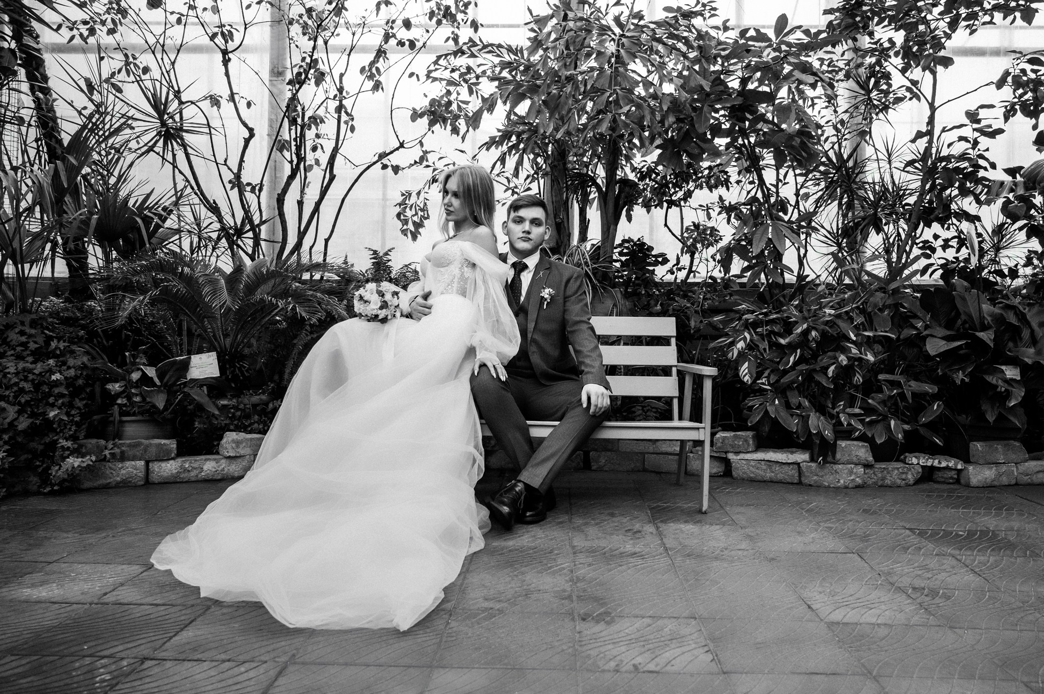 Оранжерея Таврического сада. Свадебный и семейный фотограф из Санкт-Петербурга Климов Анатолий