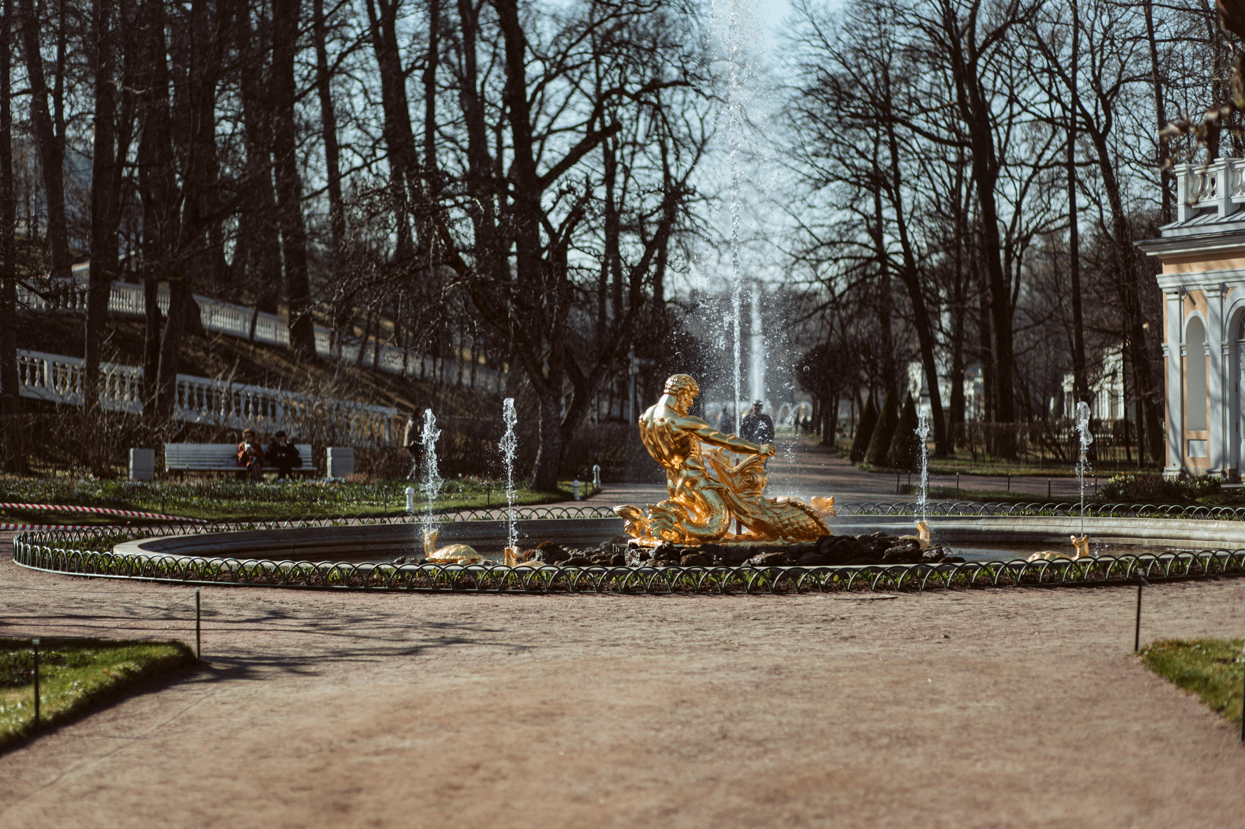 Петергоф нижний парк фото